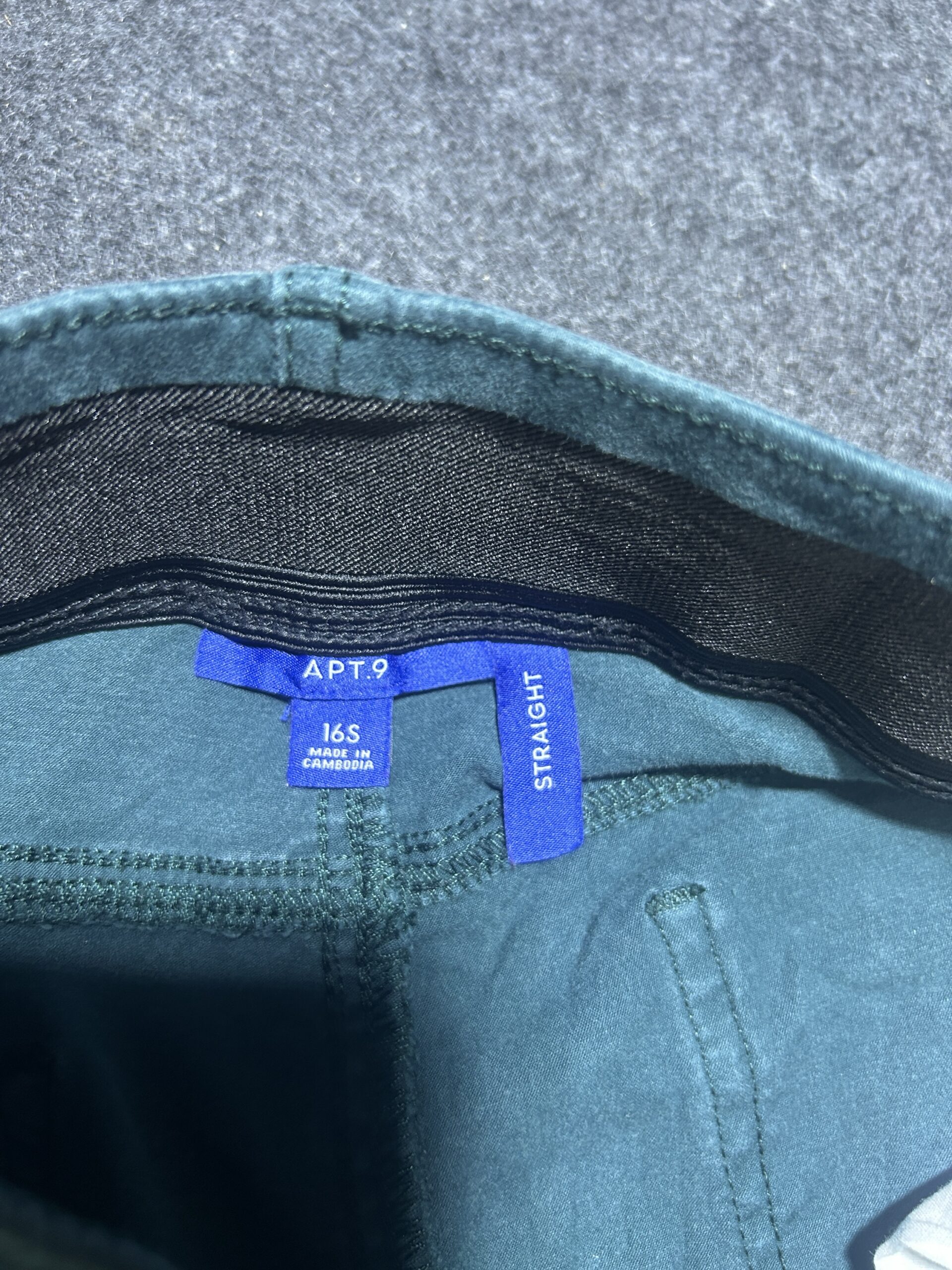 Pants detail view