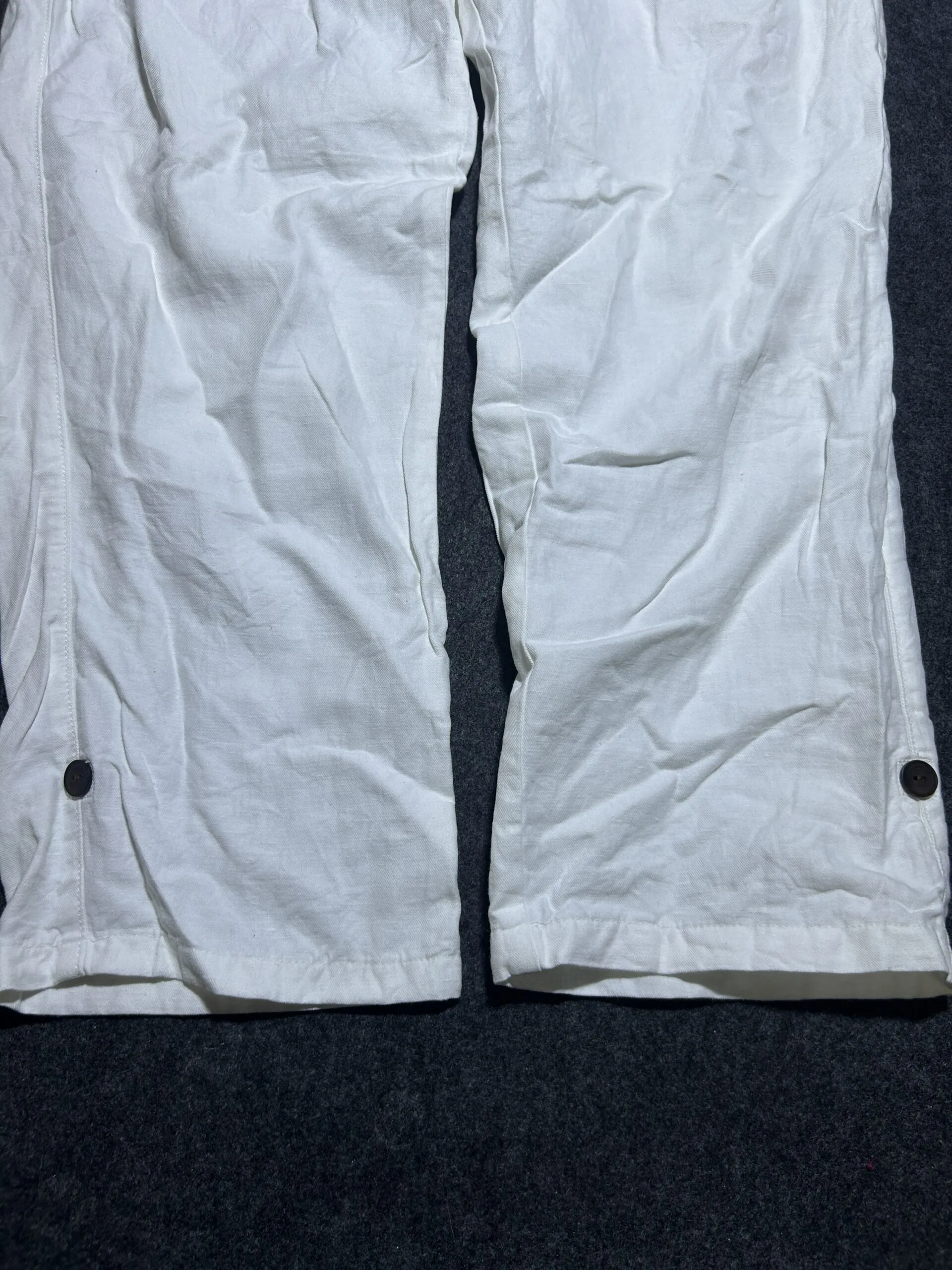 White Pants back view