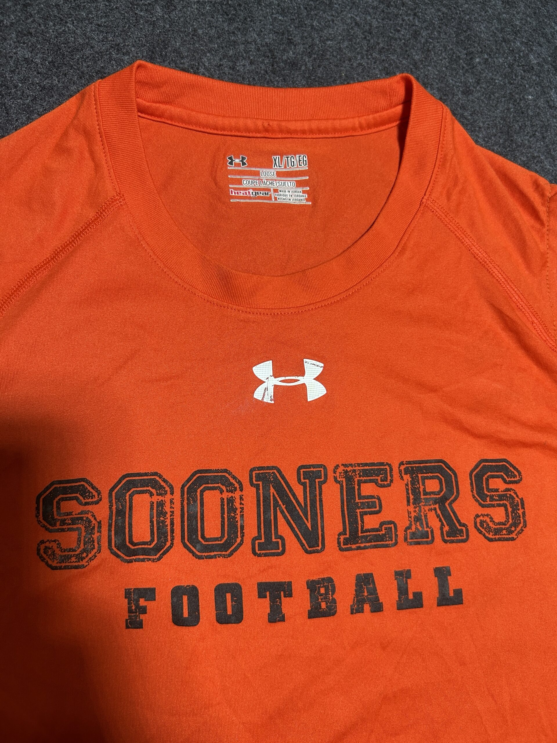 Under Armour Orange T-Shirt back view
