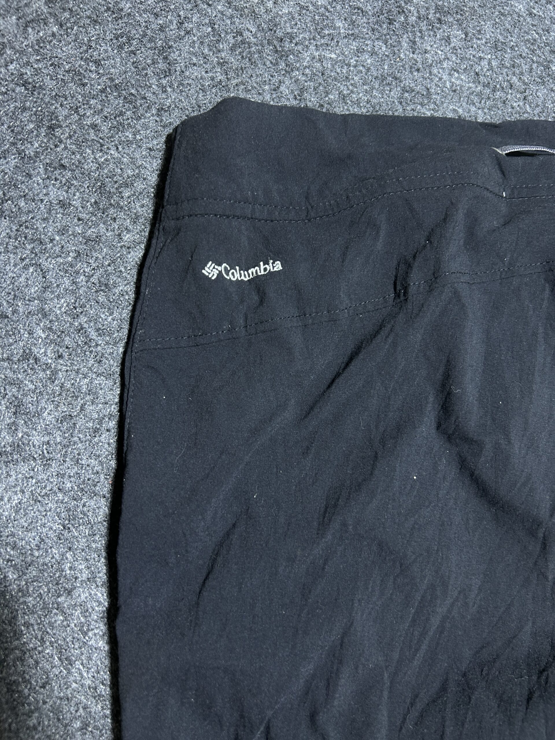 Columbia Black Track Pants back view