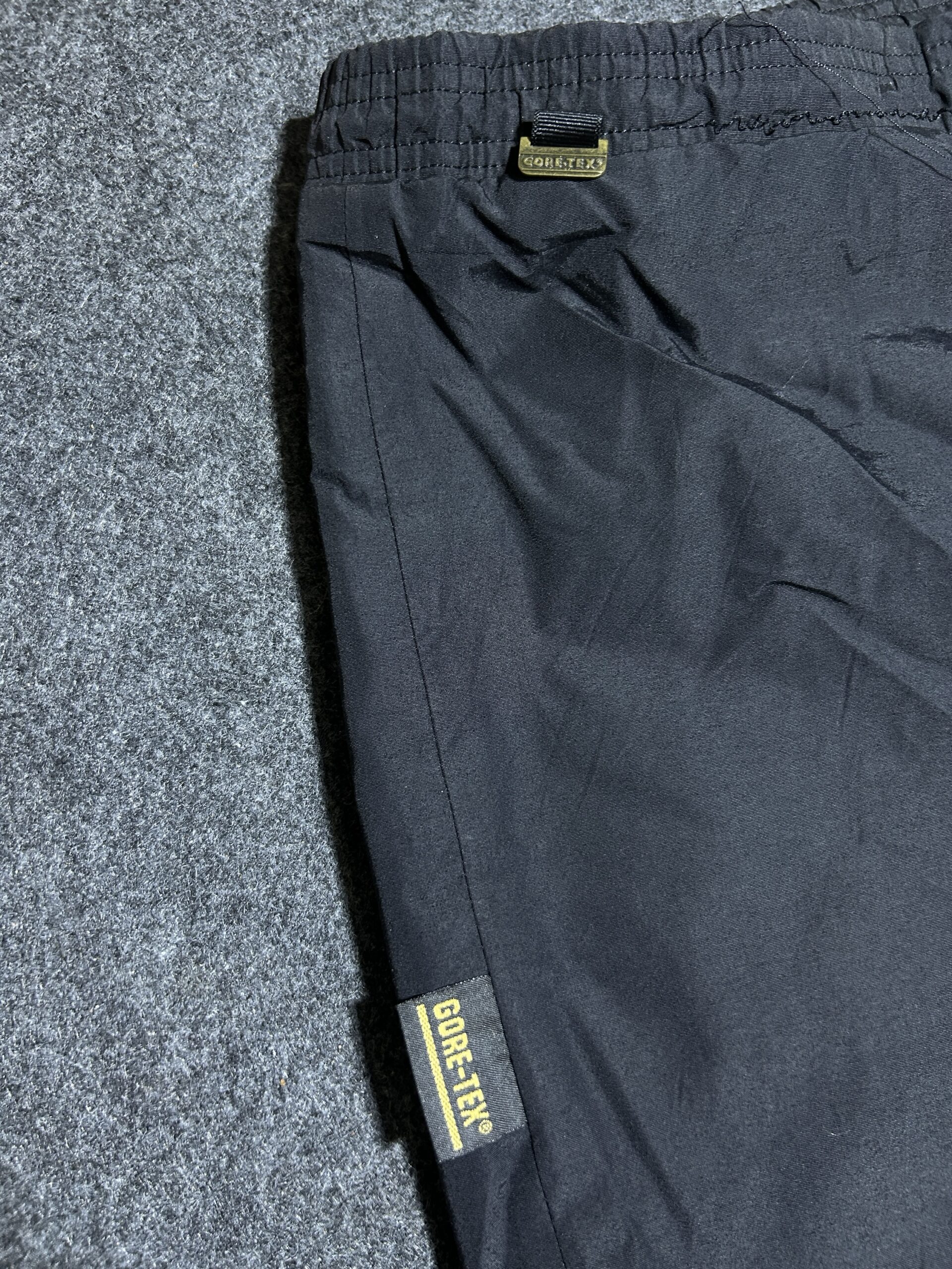 GORE-TEX Black Windbreaker Jacket back view