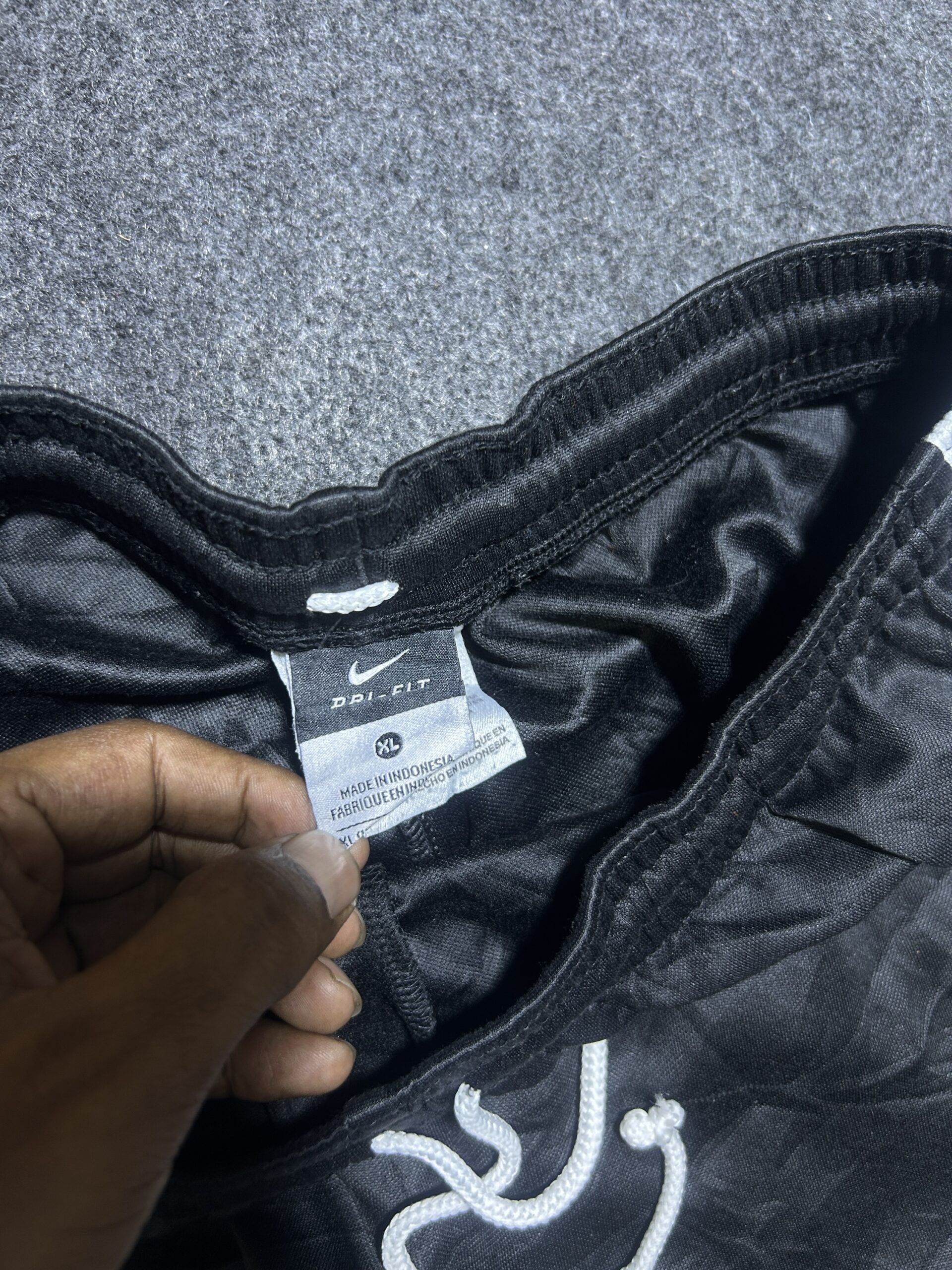 Nike Black Shorts back view