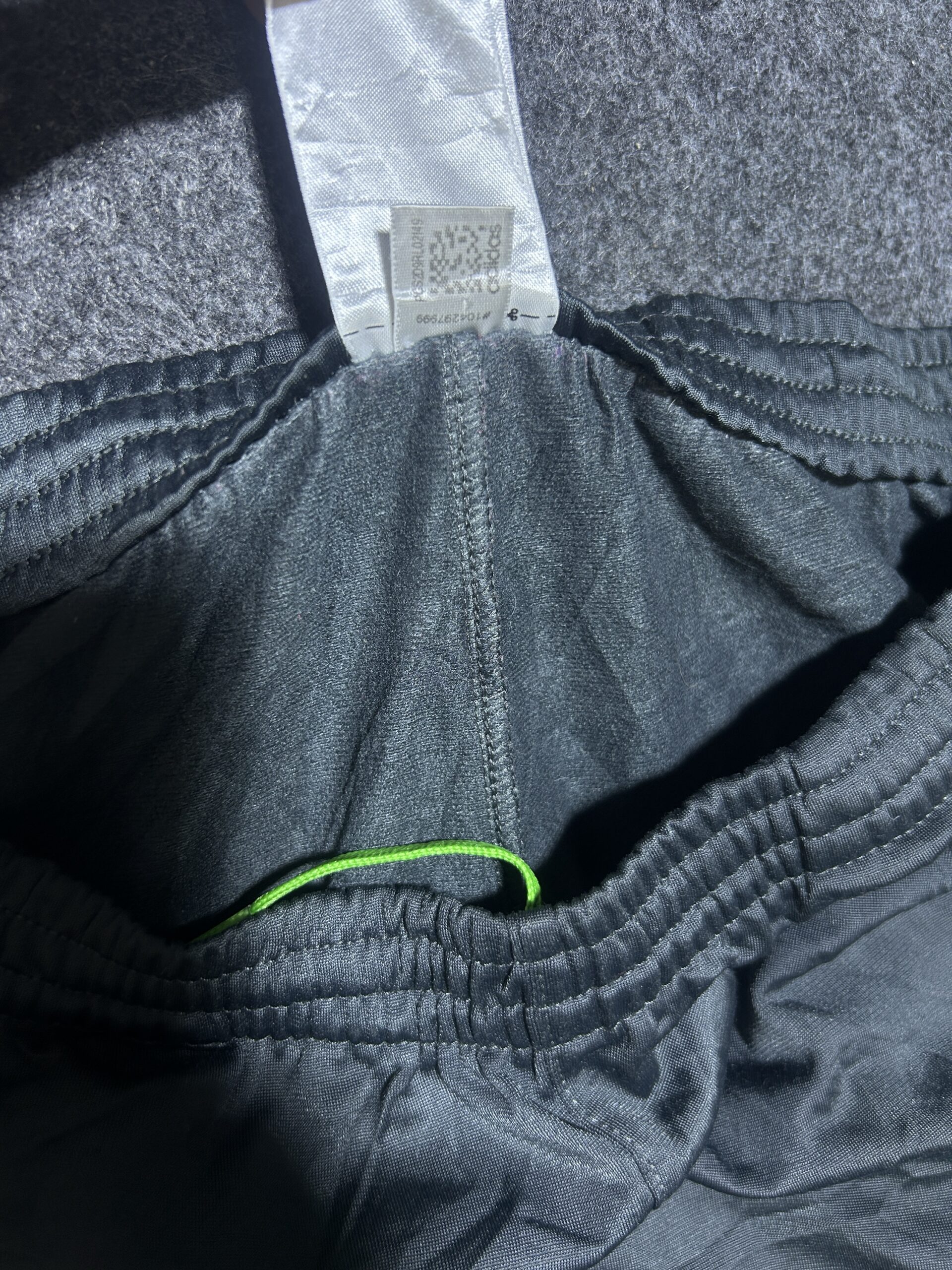 Adidas Grey Training Shorts detail view