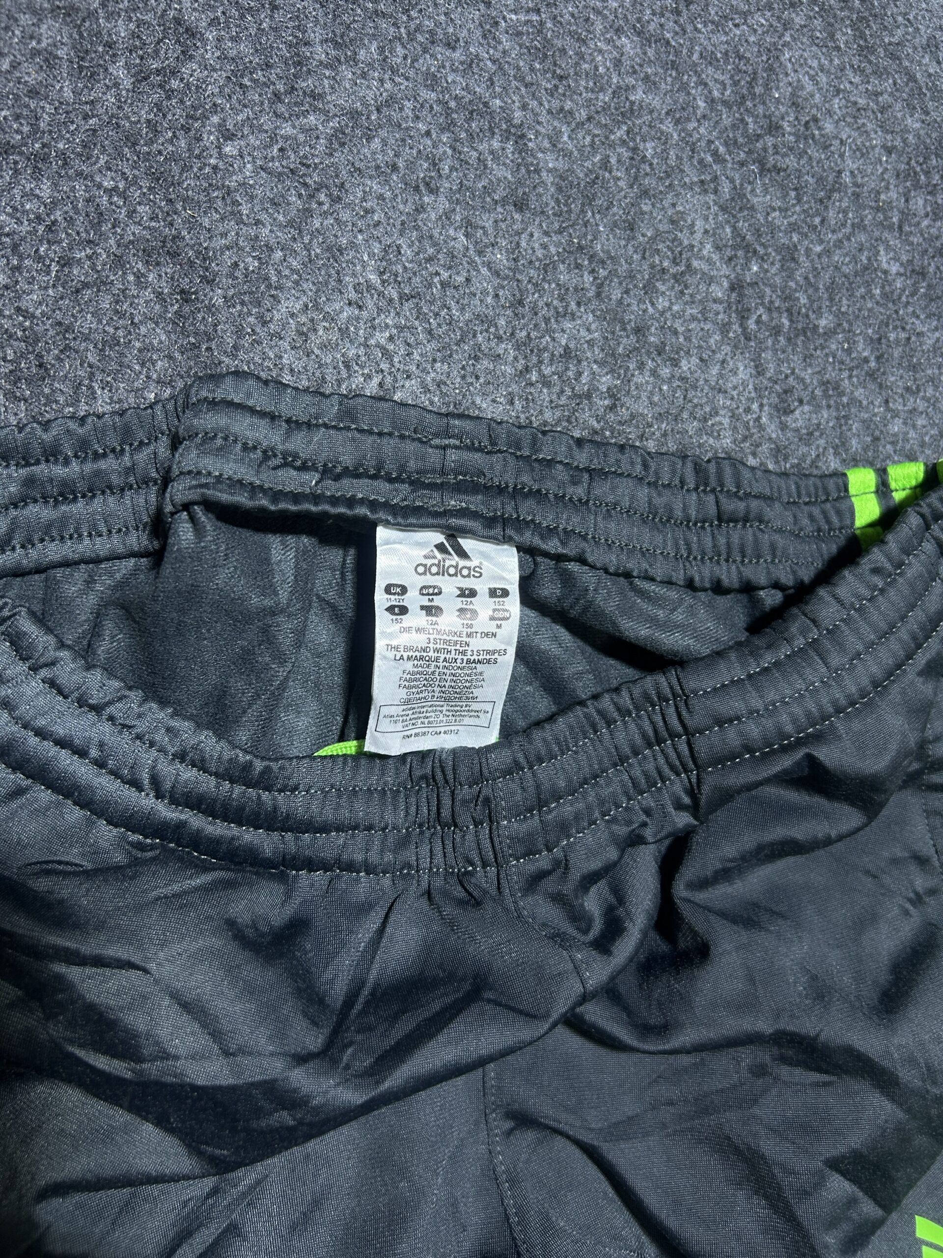 Adidas Grey Training Shorts back view
