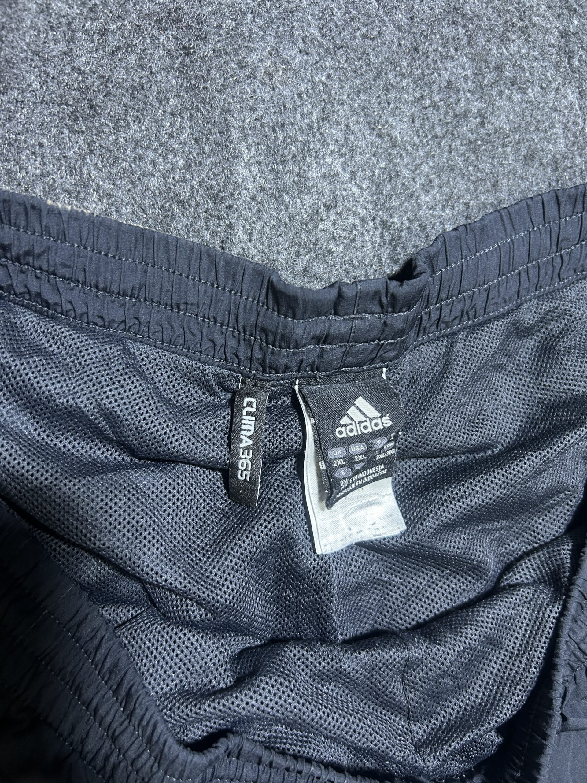 Adidas Black Training Shorts back view