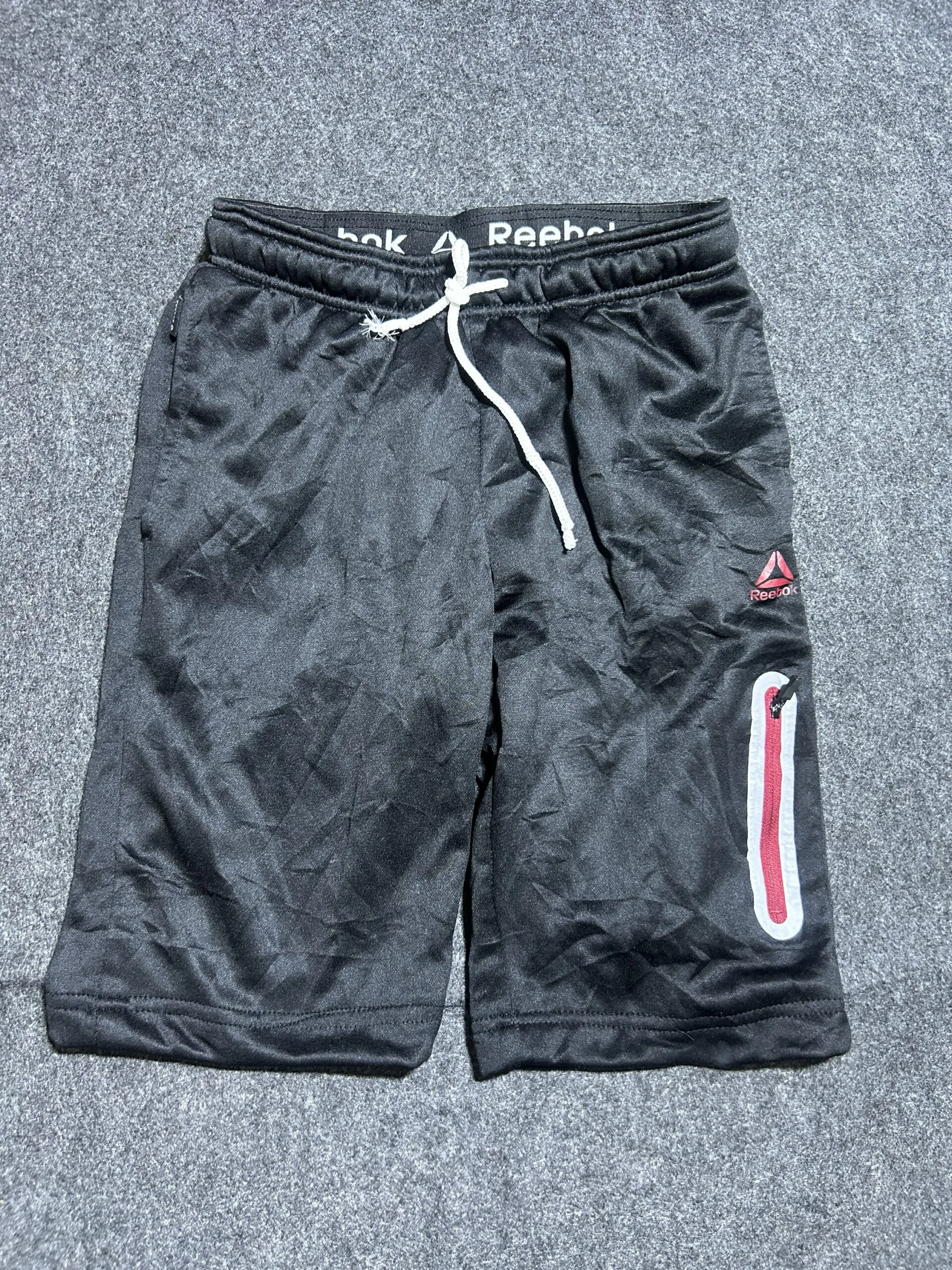 Reebok Black Training Shorts front view