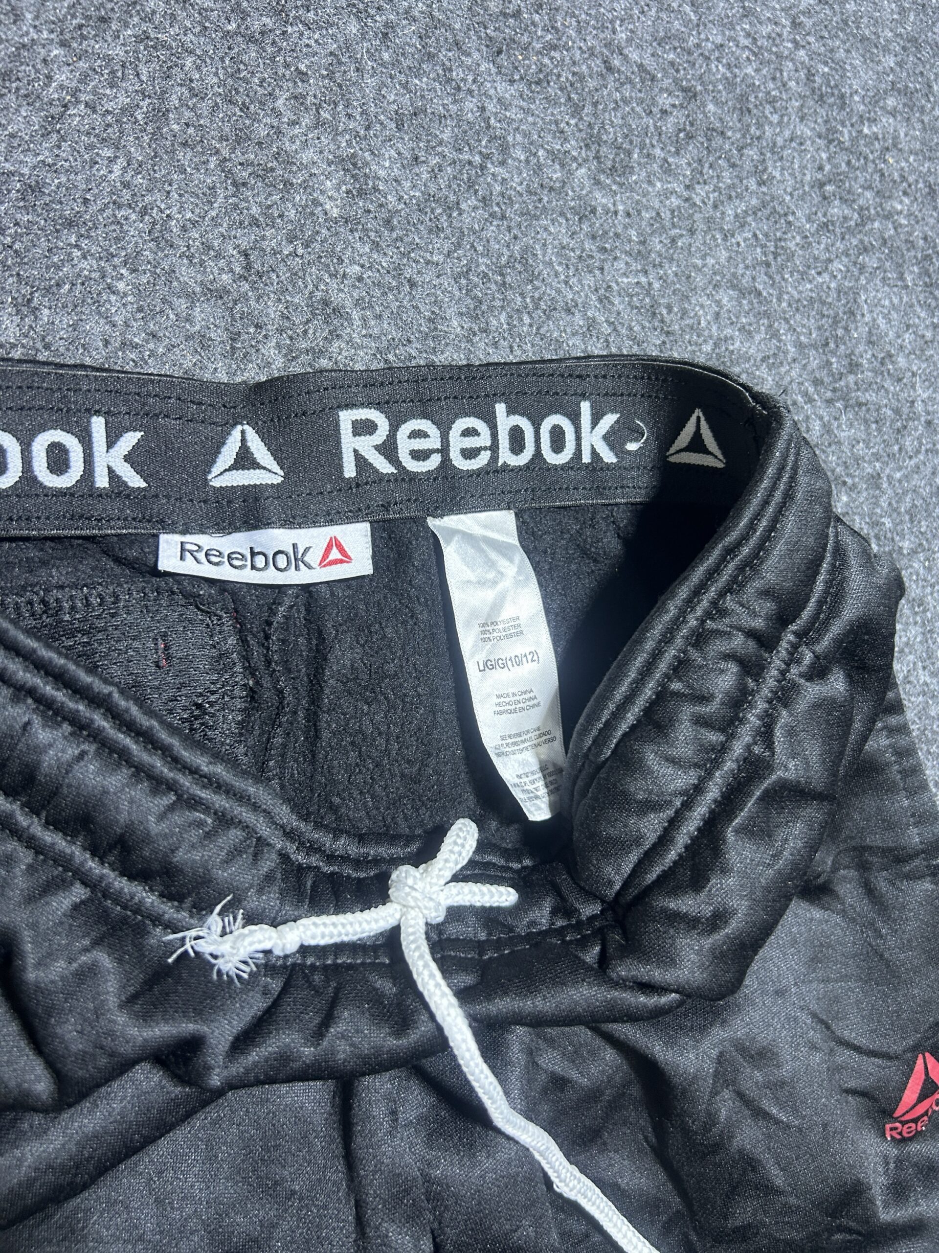 Reebok Black Training Shorts detail view