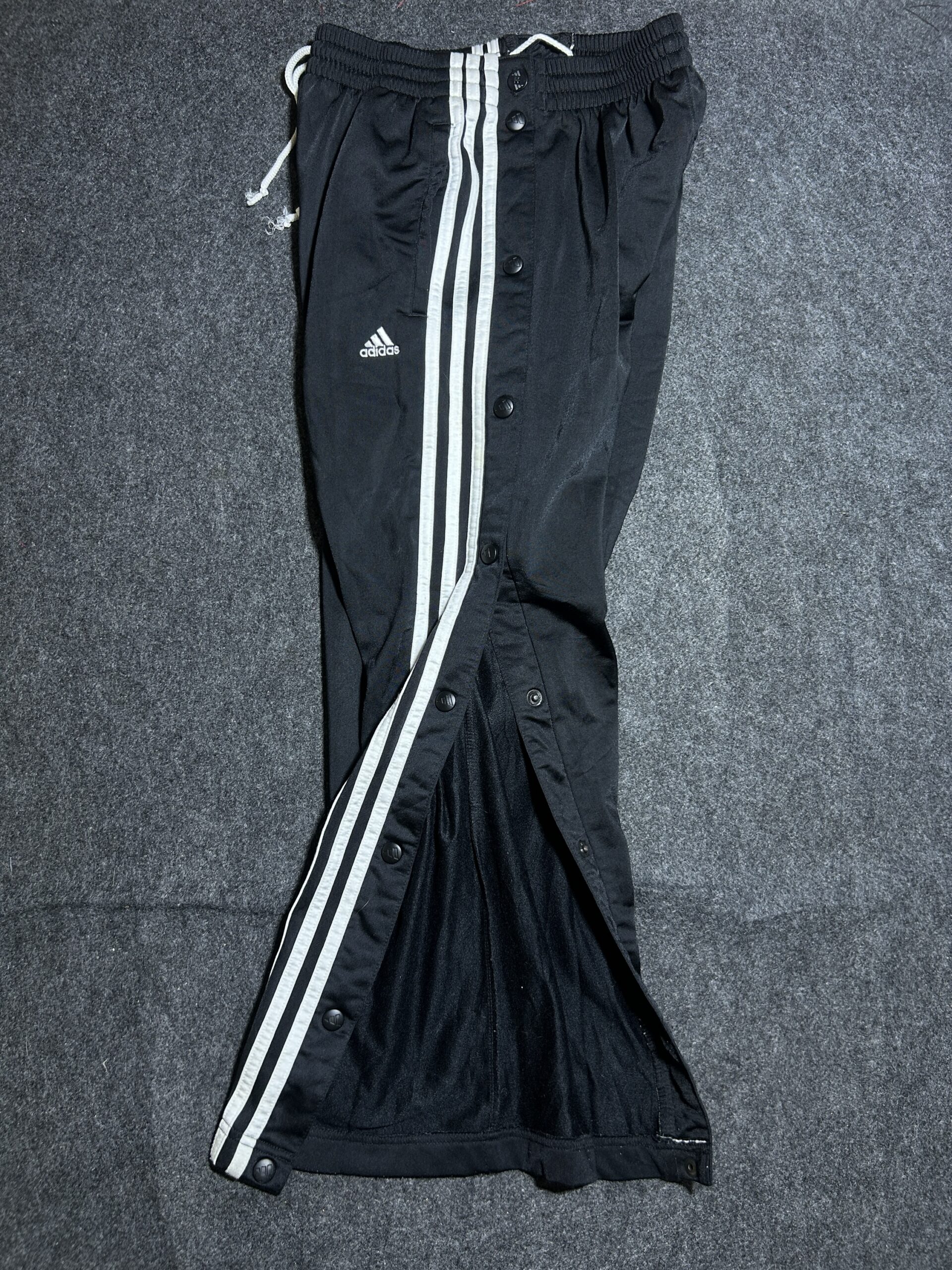 Adidas Black Track Pants detail view