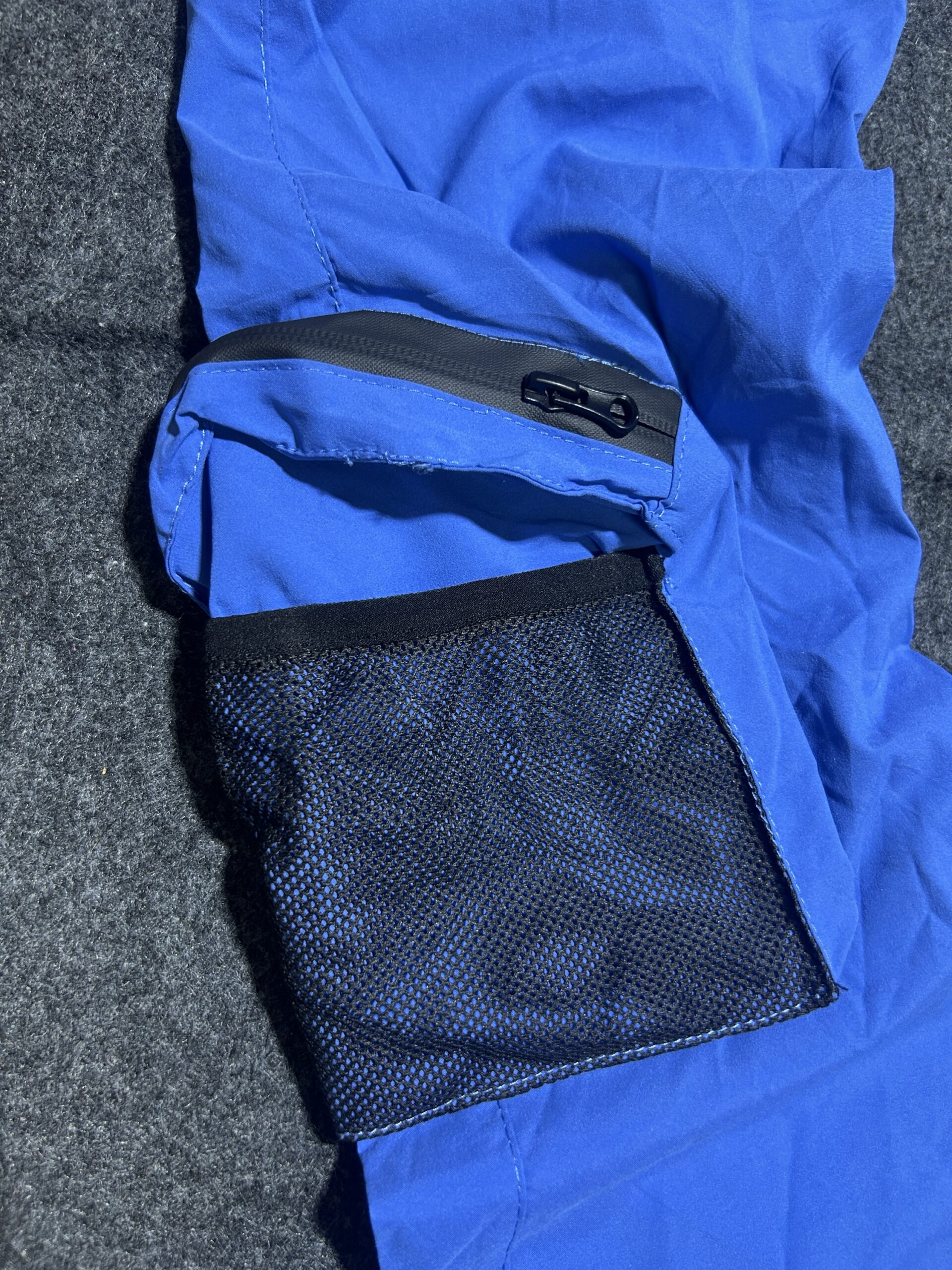 Blue Track Pants detail view