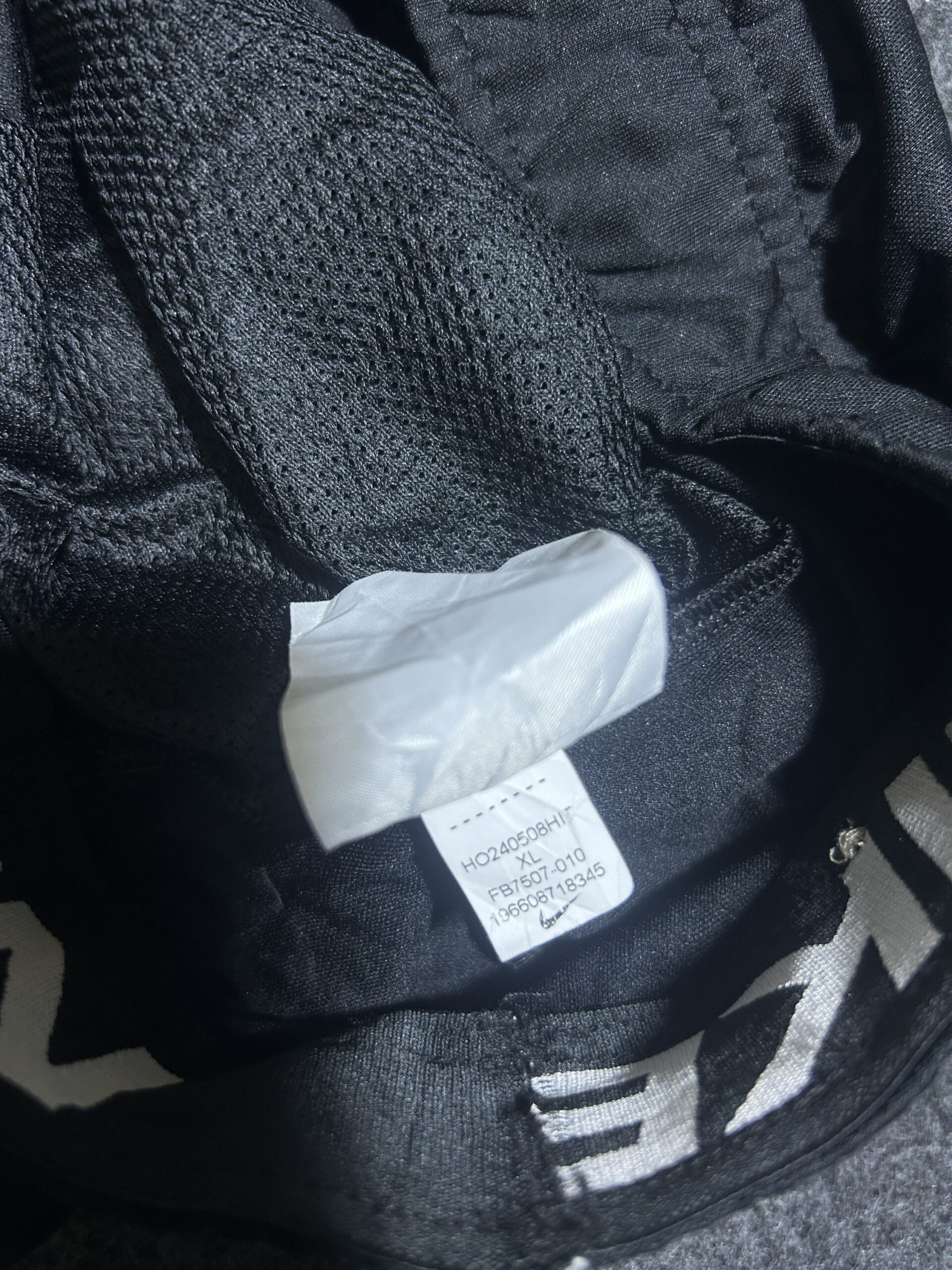 Nike Dri-FIT Black Pants back view