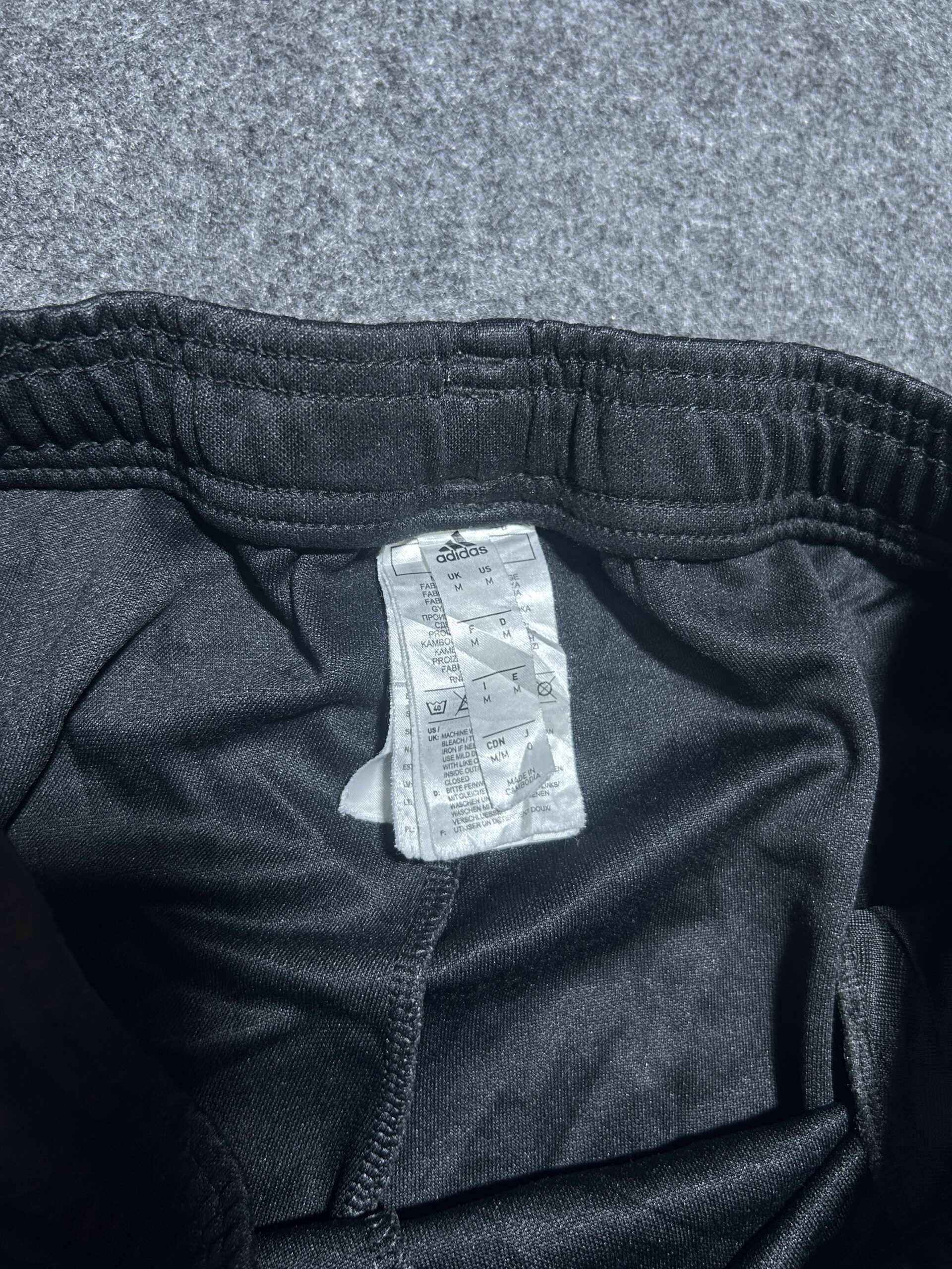 Adidas Black Pants back view
