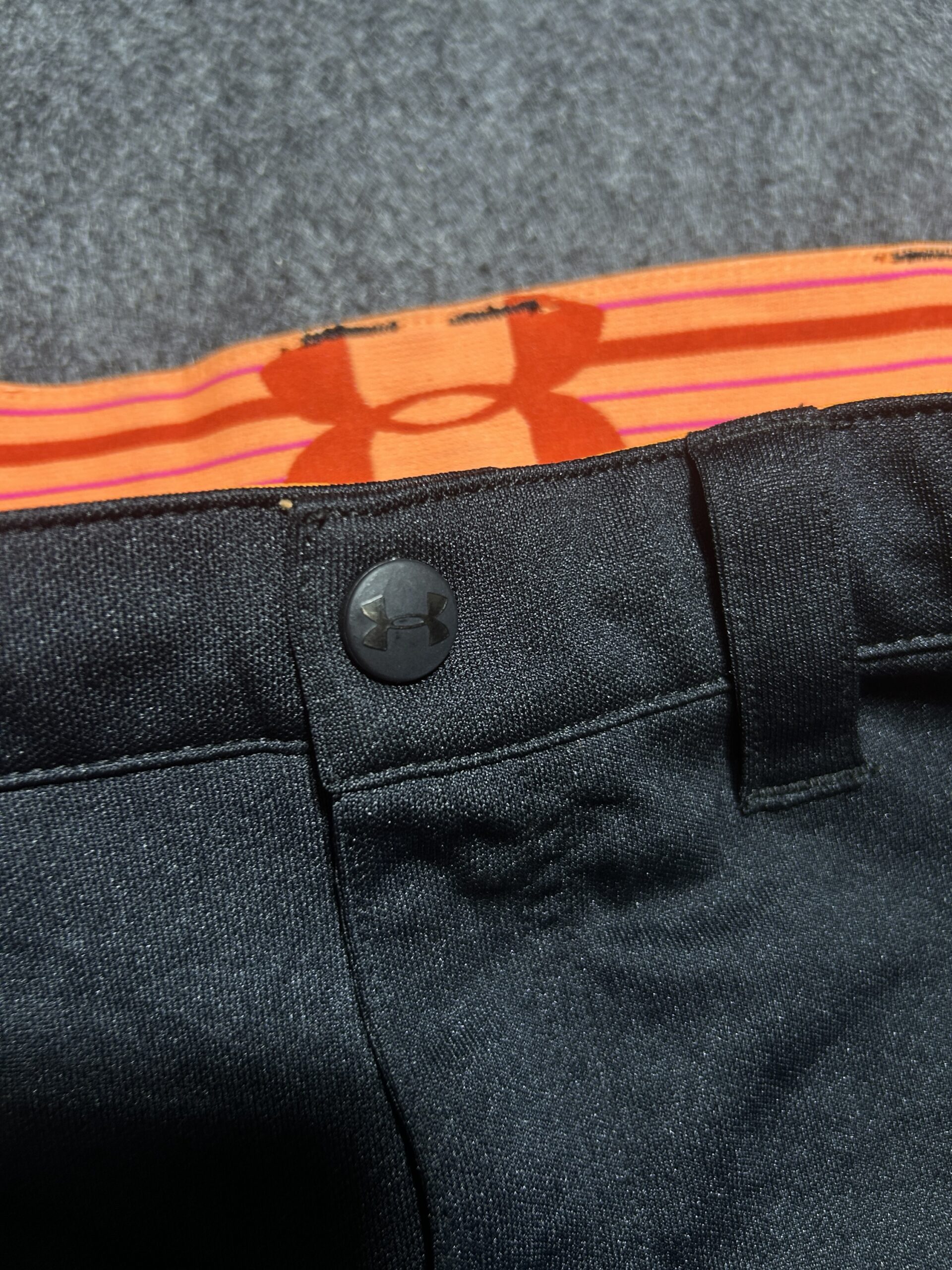 Under Armour Black Pants back view