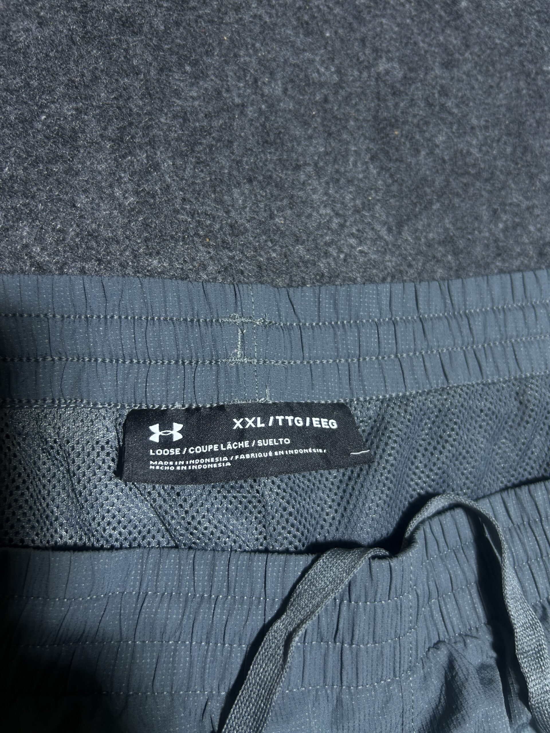 Under Armour Grey Track Pants detail view