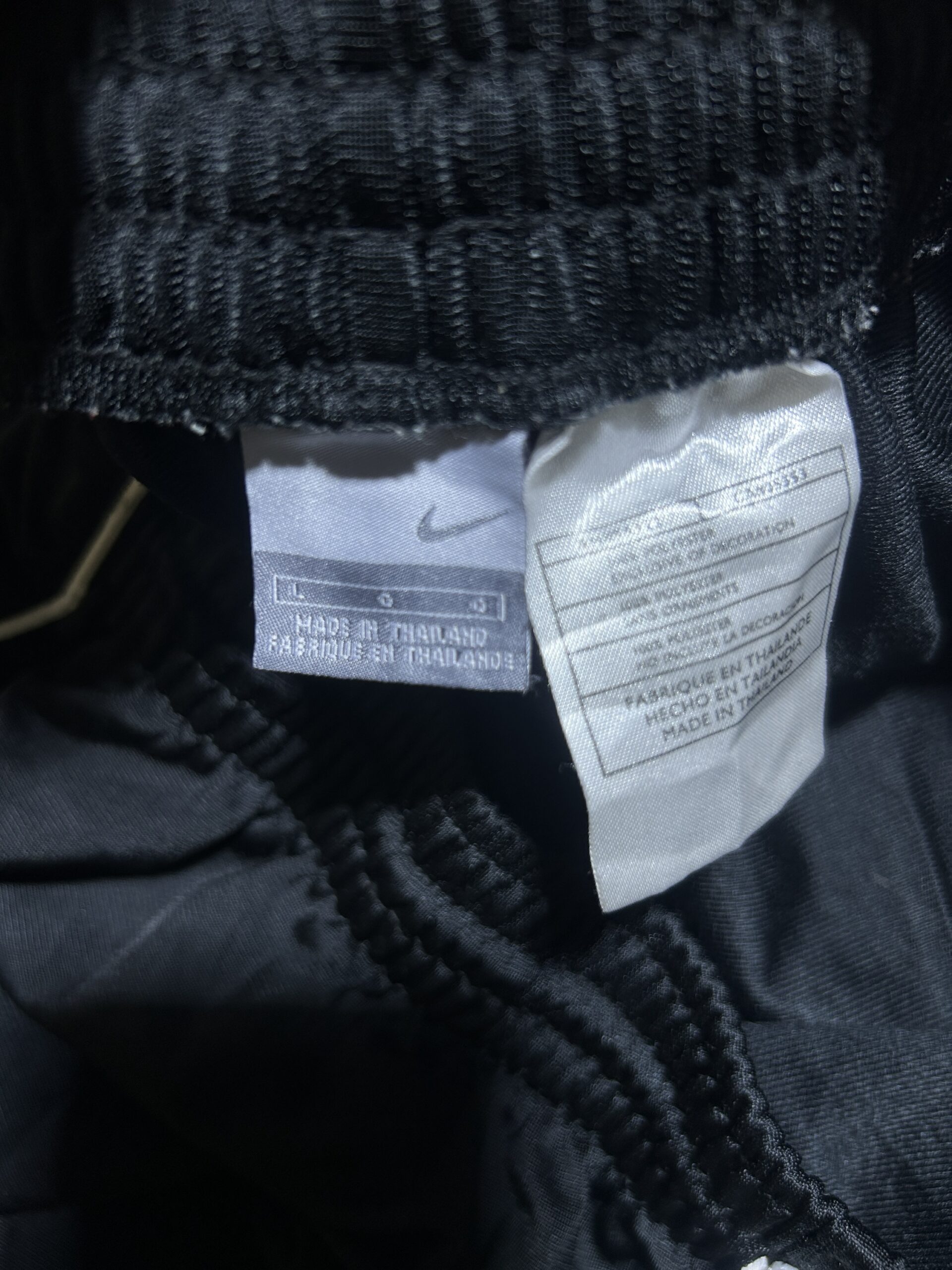 Nike Black Track Pants back view