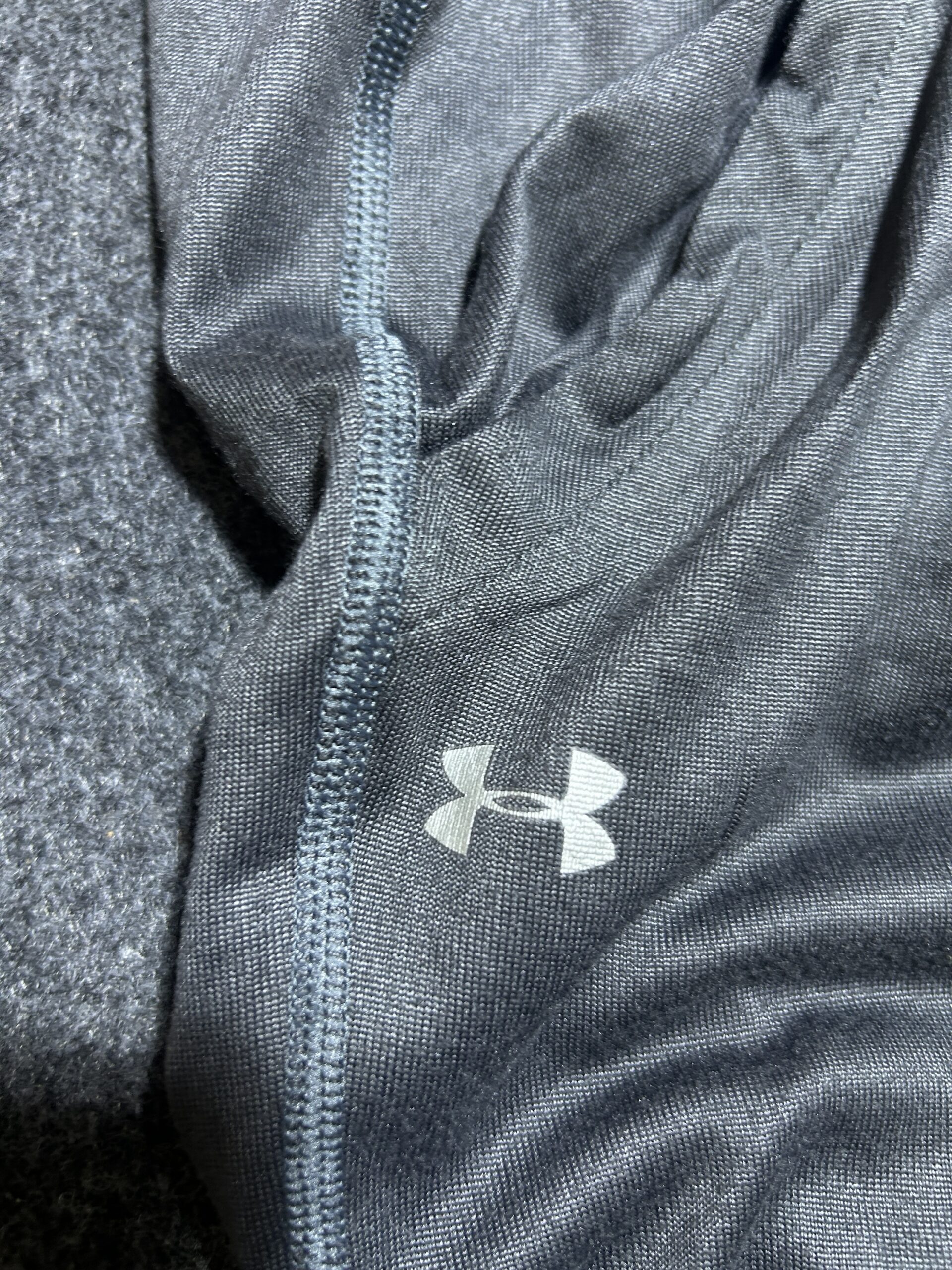 Under Armour Grey Track Pants back view