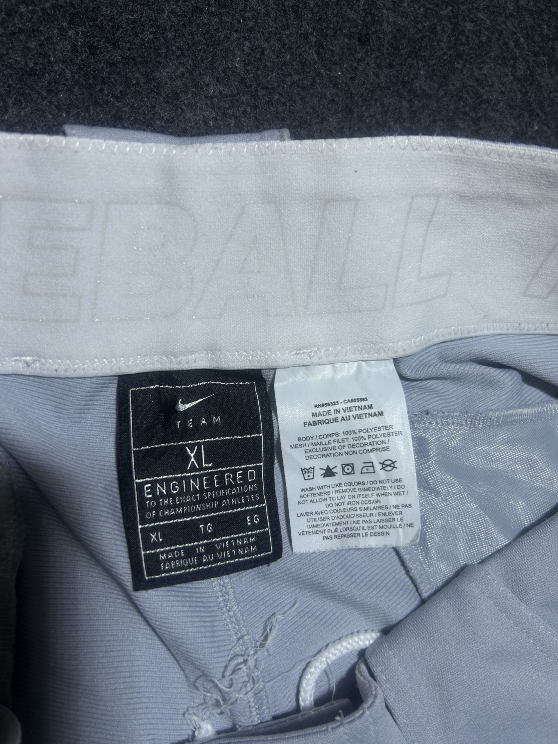 Nike Blue Pants detail view