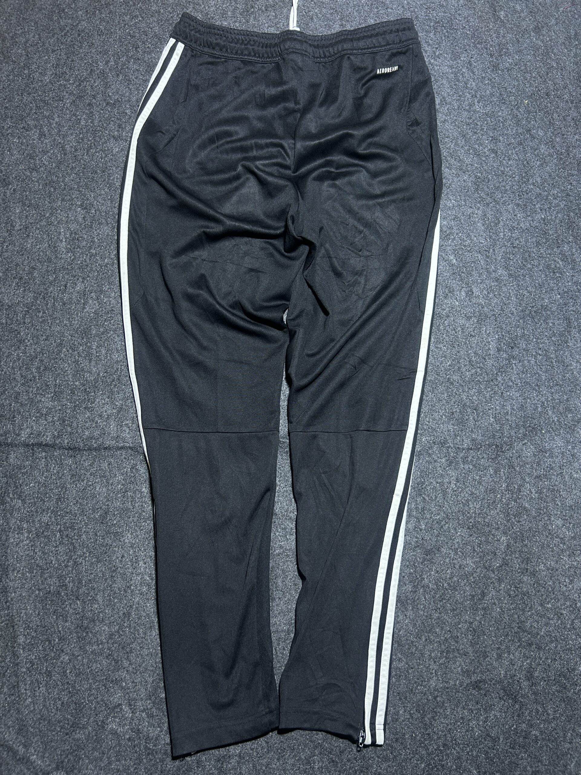 Adidas Black Track Pants detail view