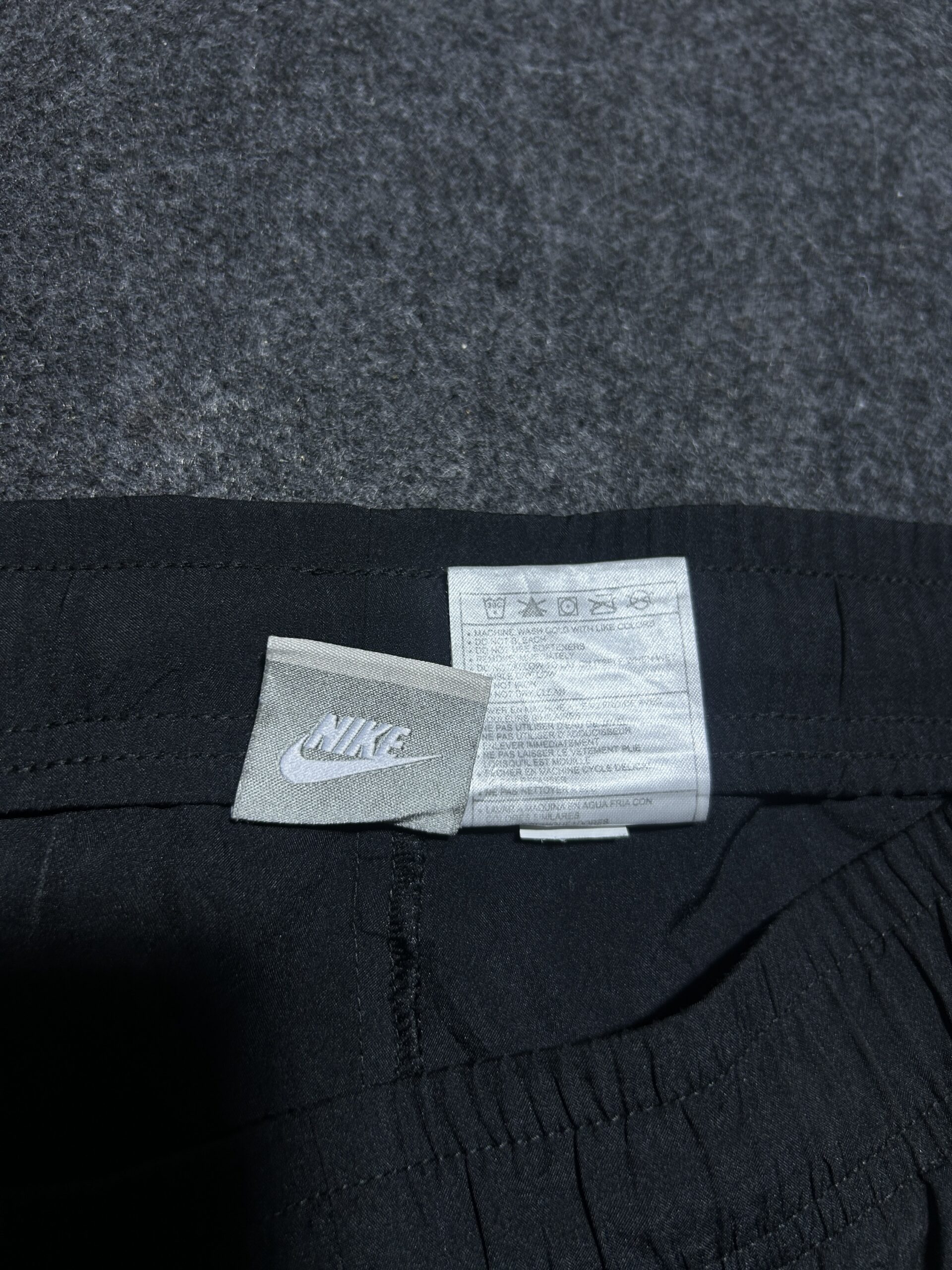 Nike Black Track Pants detail view