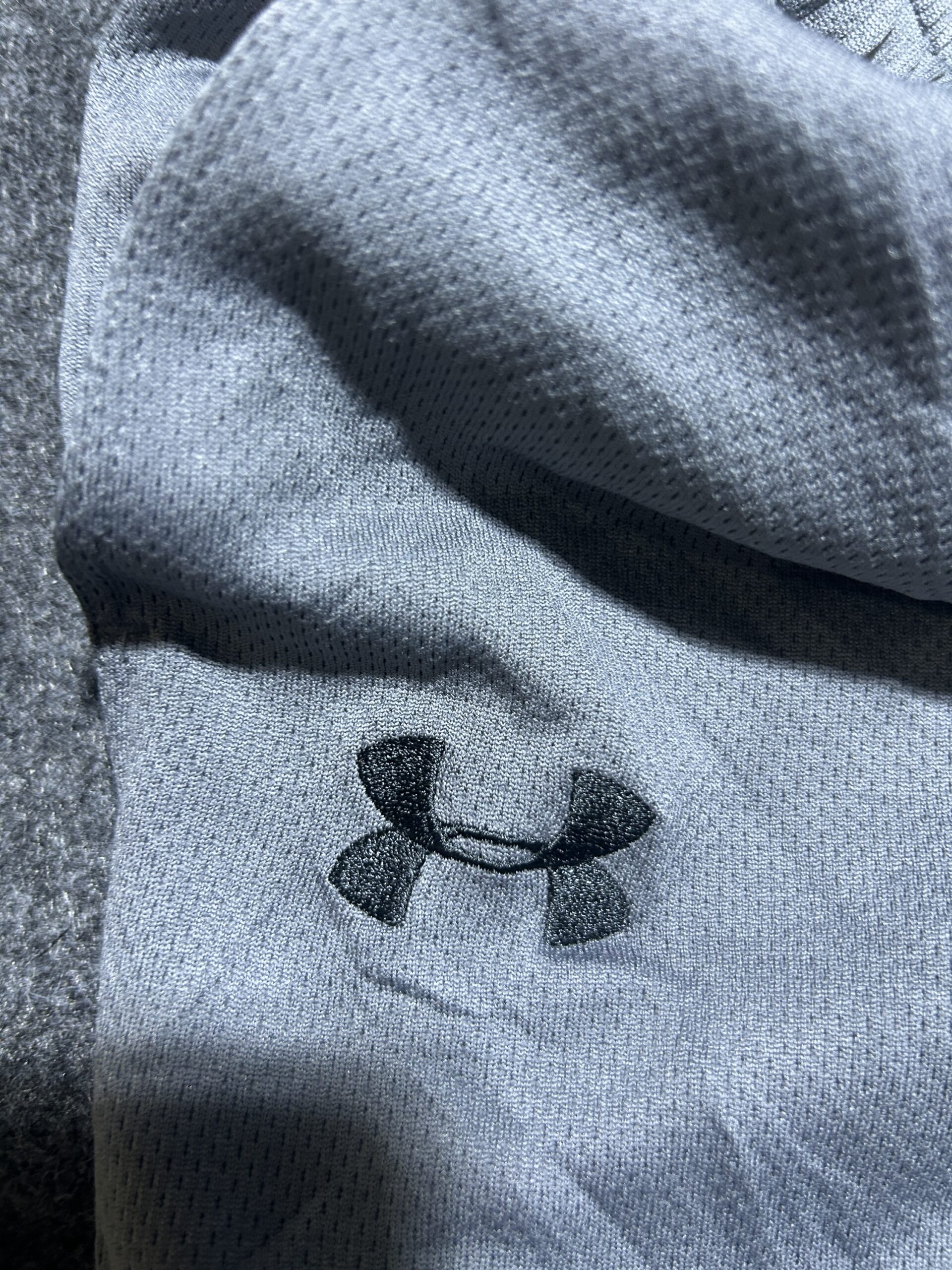 Under Armour Grey Track Pants back view