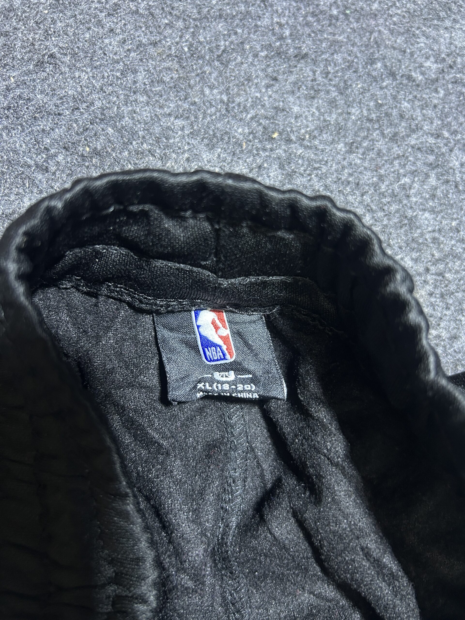 Black Track Pants back view