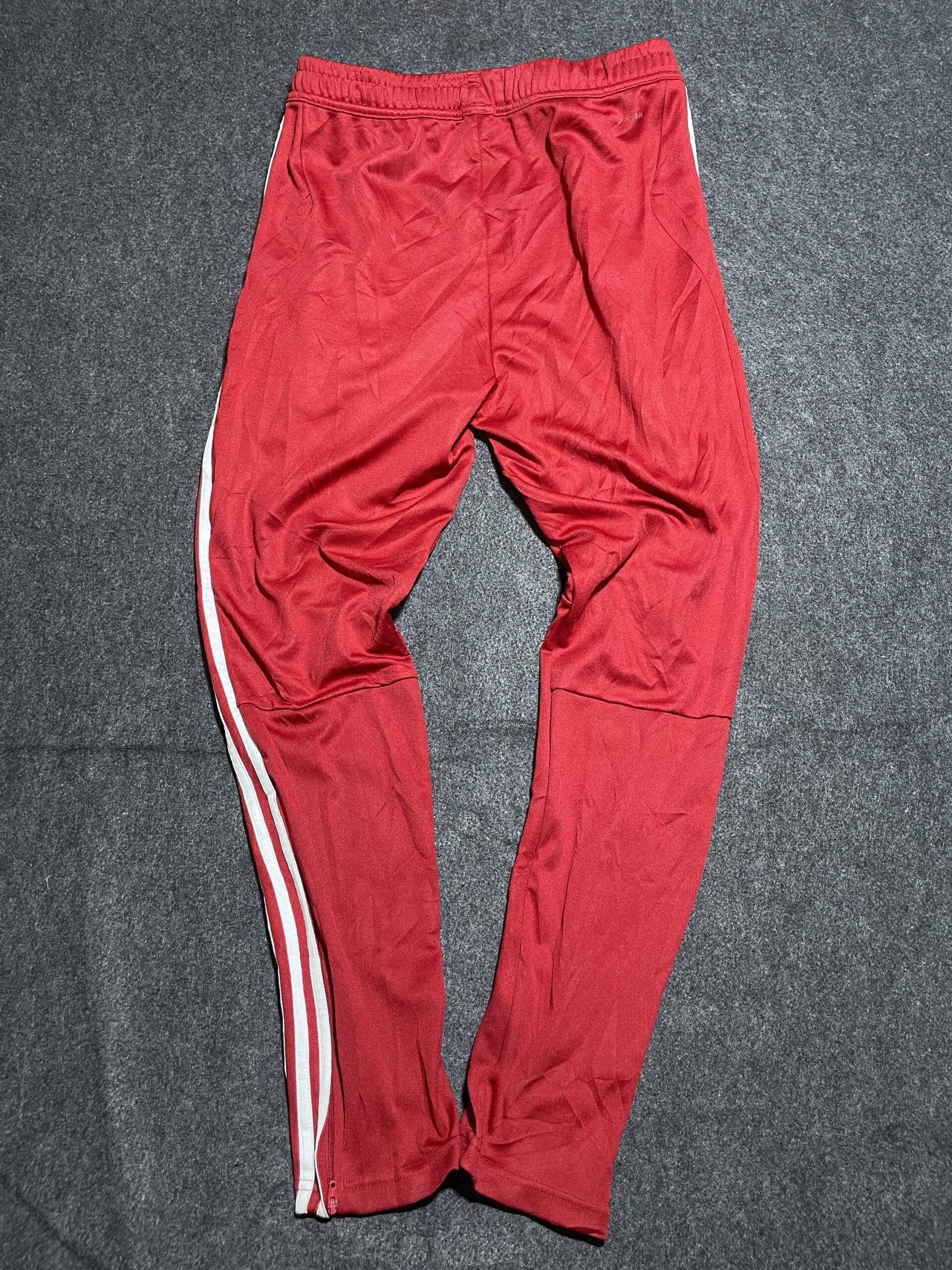 Adidas Red Track Pants back view