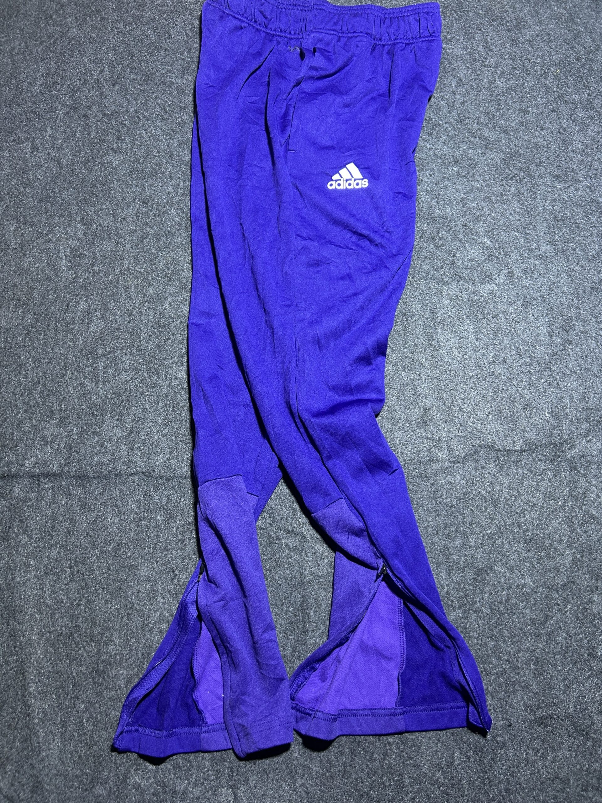 Adidas Purple Track Pants back view