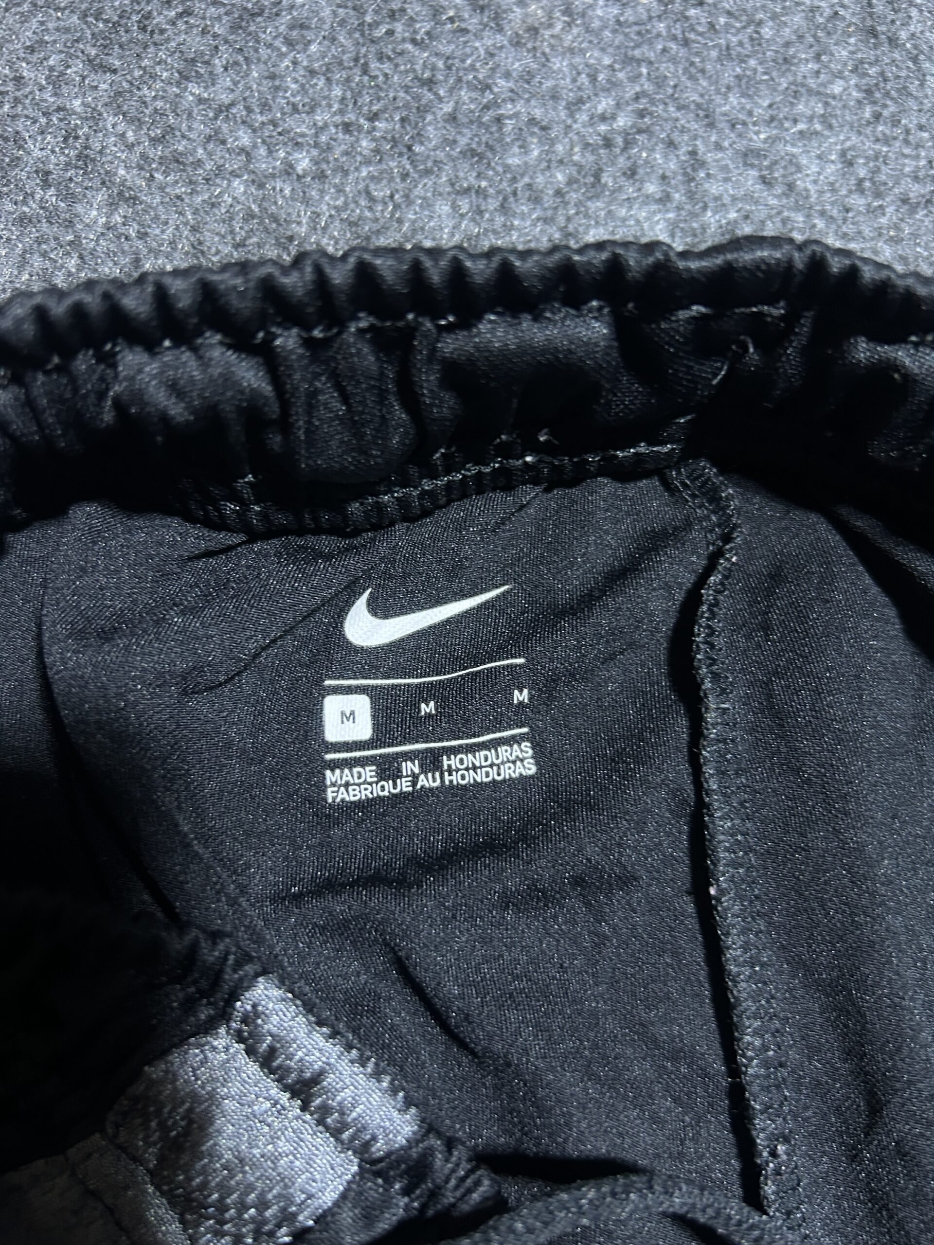 Nike Black Track Pants detail view
