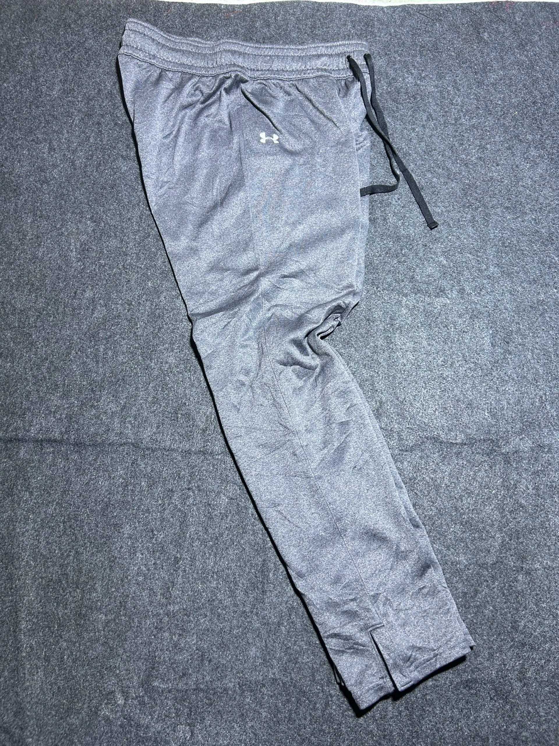 Under Armour Grey Track Pants front view