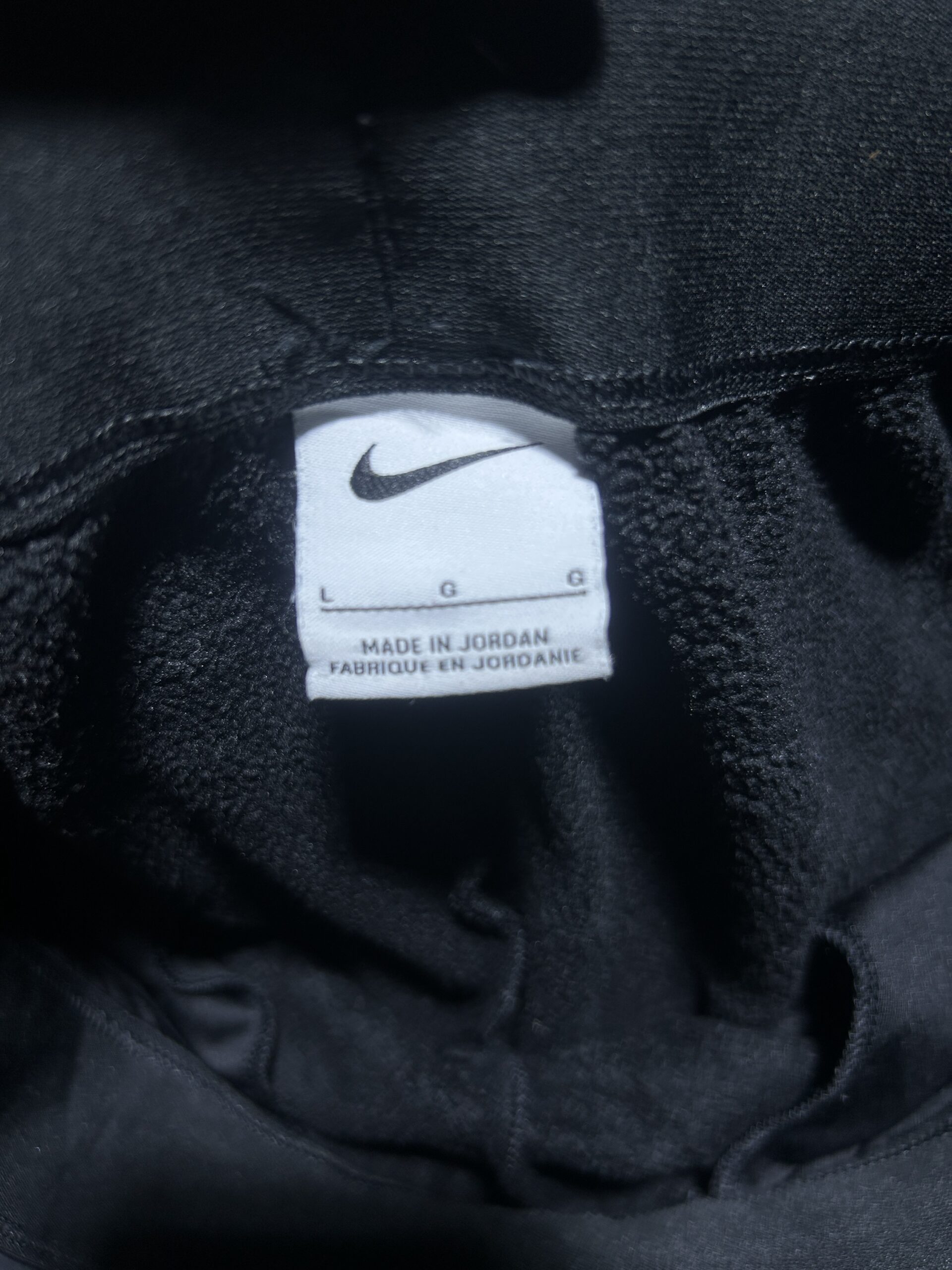 Nike Black Track Pants back view