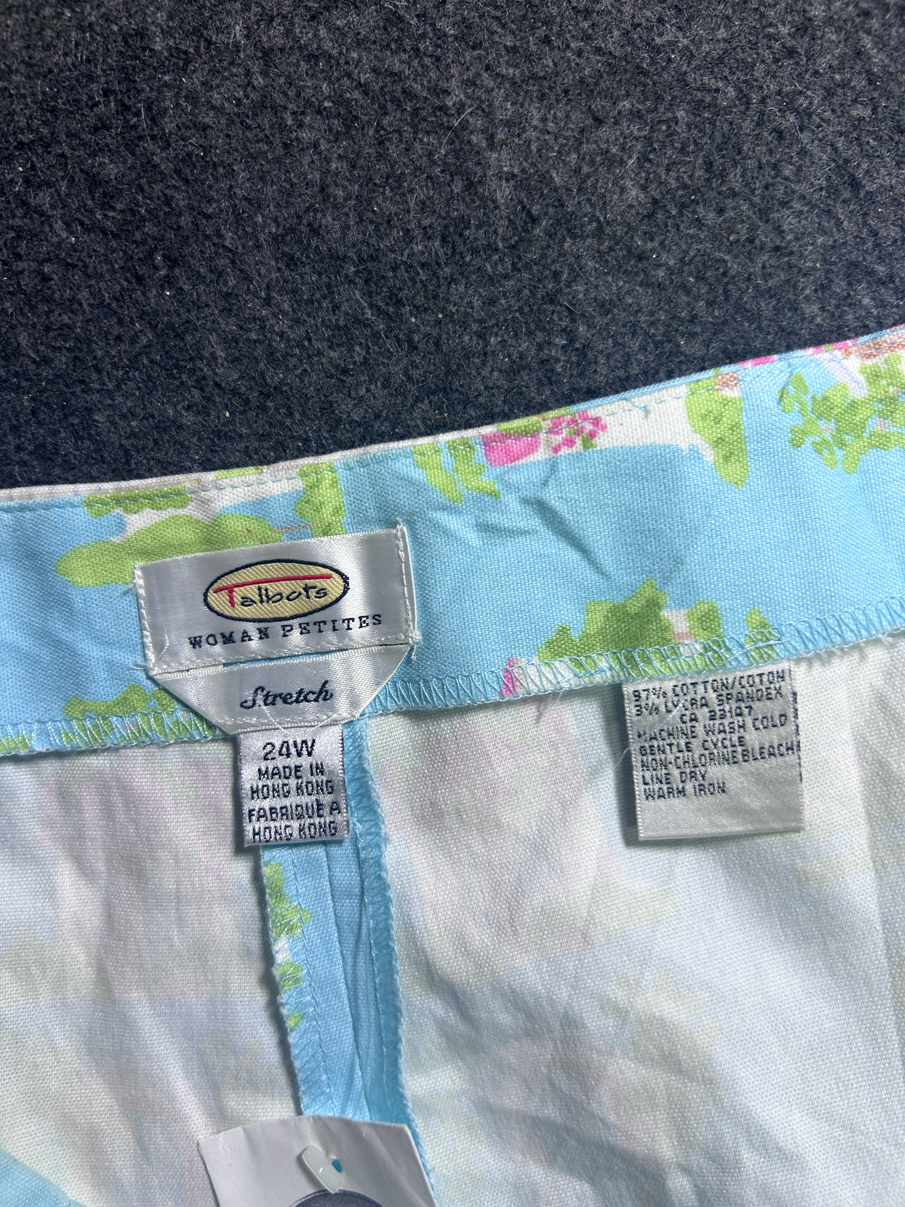 Blue Pants back view