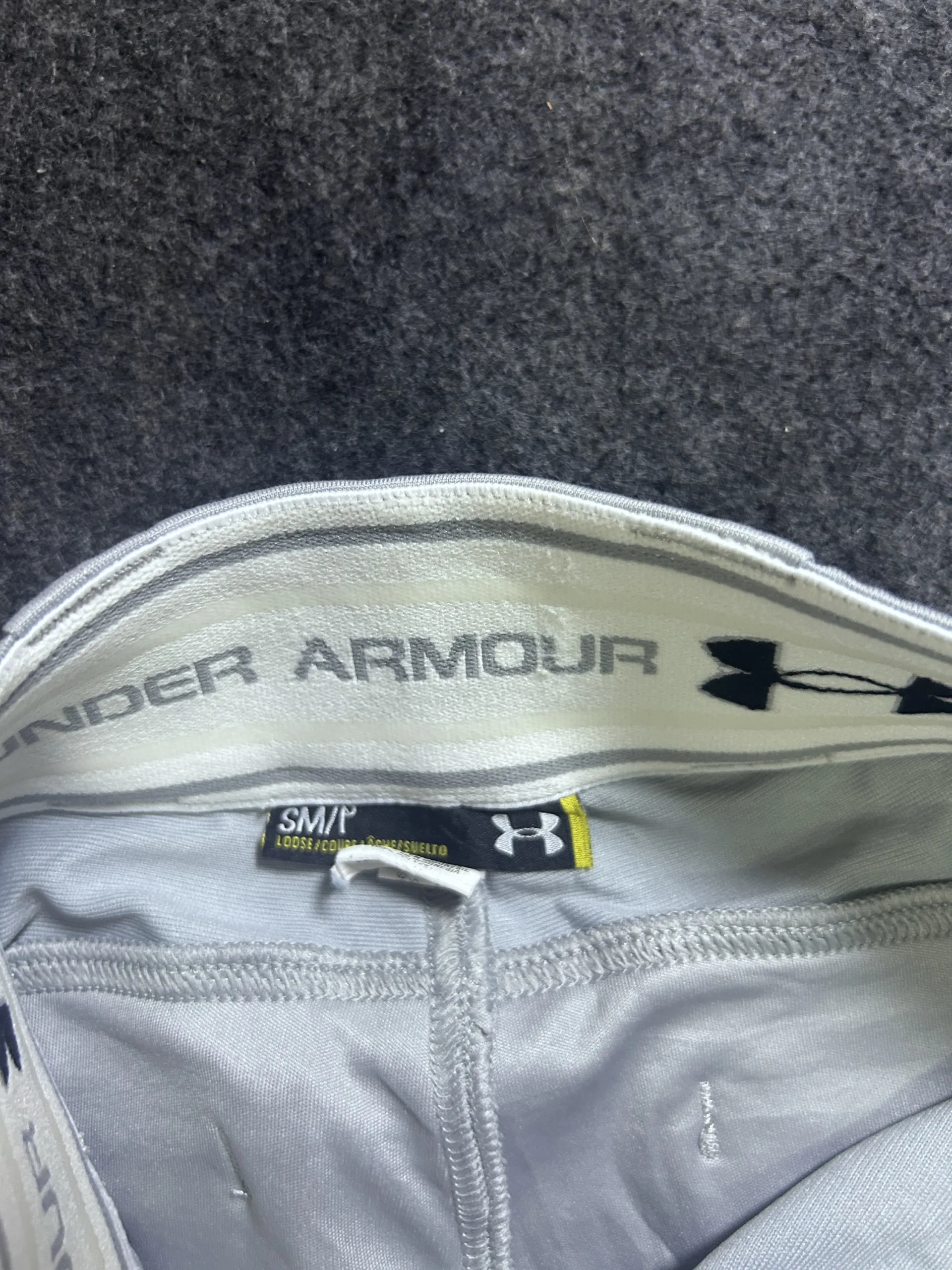 Under Armour Grey Trousers back view