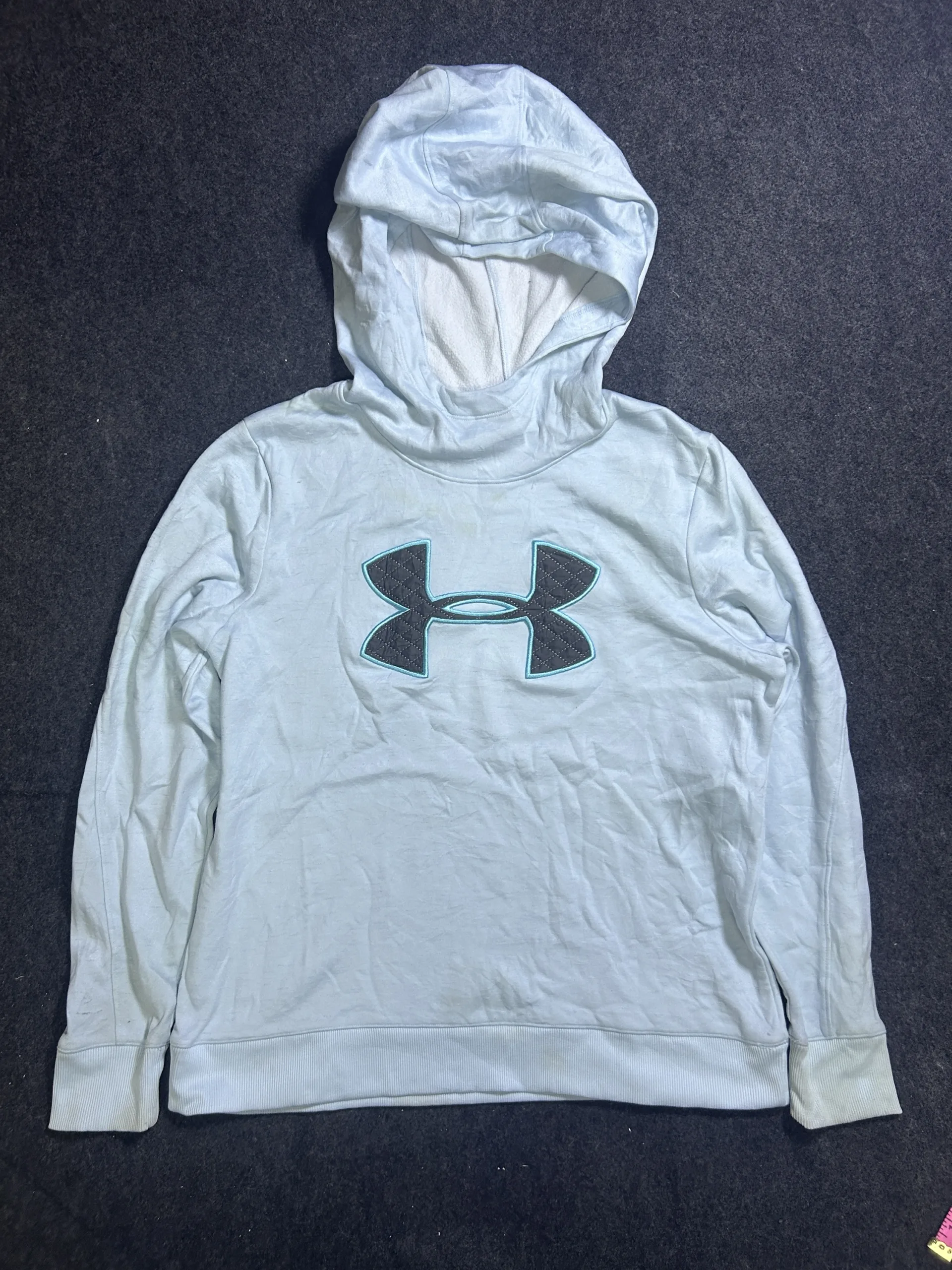 Under Armour Blue Hoodie front view