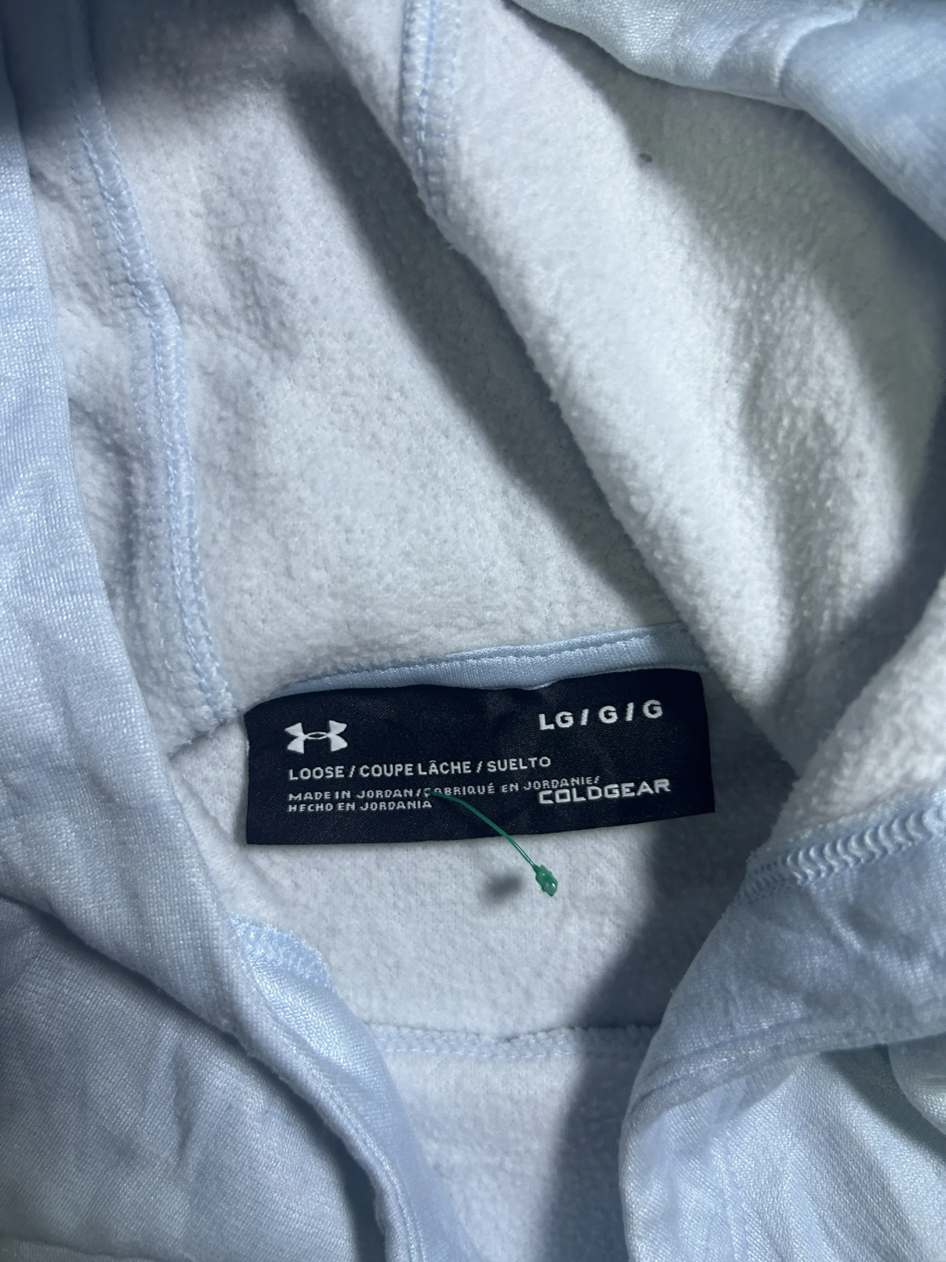 Under Armour Blue Hoodie detail view