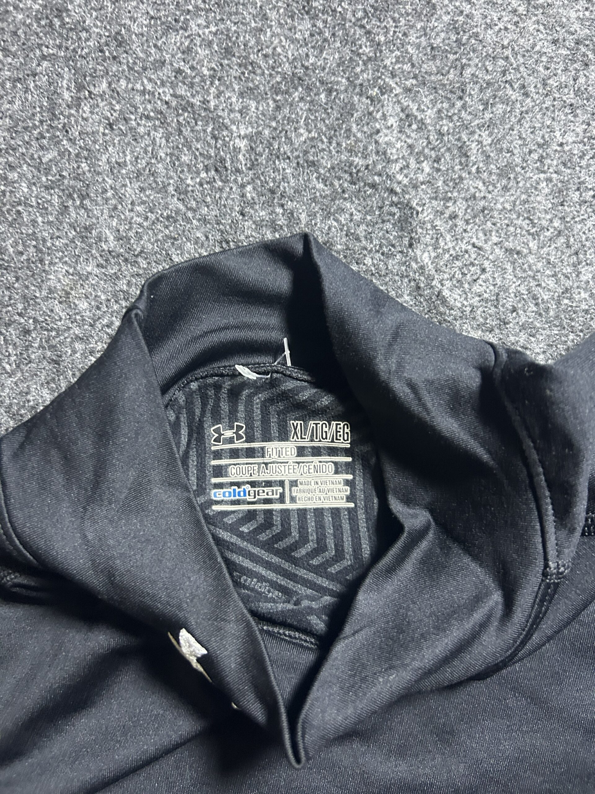 Under Armour Black simple back view