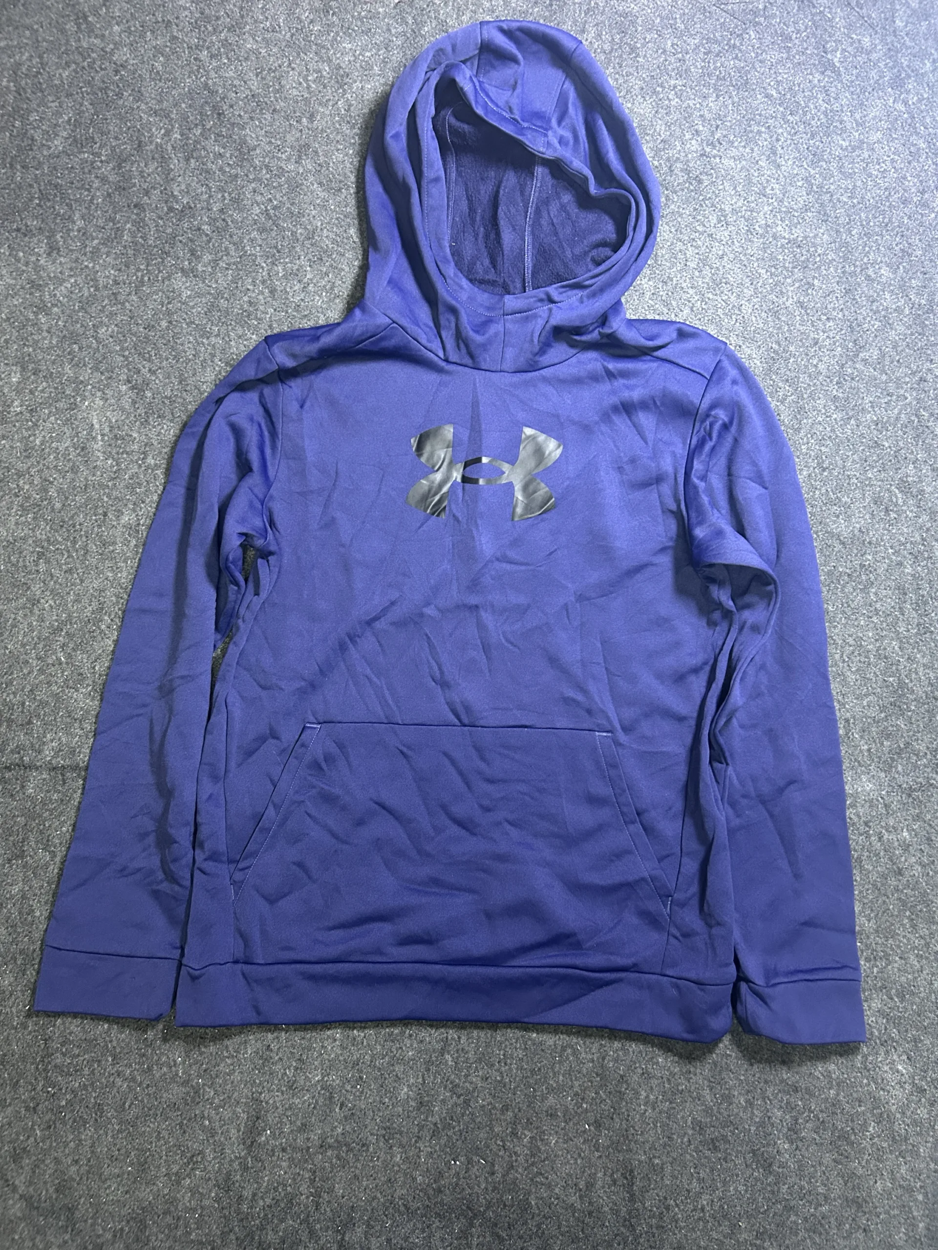 Under Armour Navy Hoodie front view