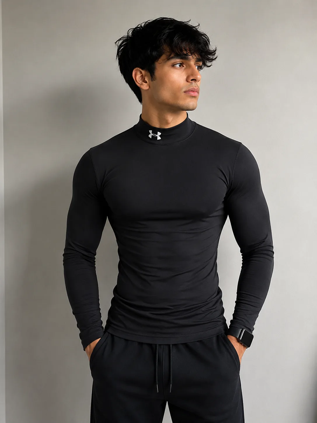 Under Armour Black T-Shirt front view