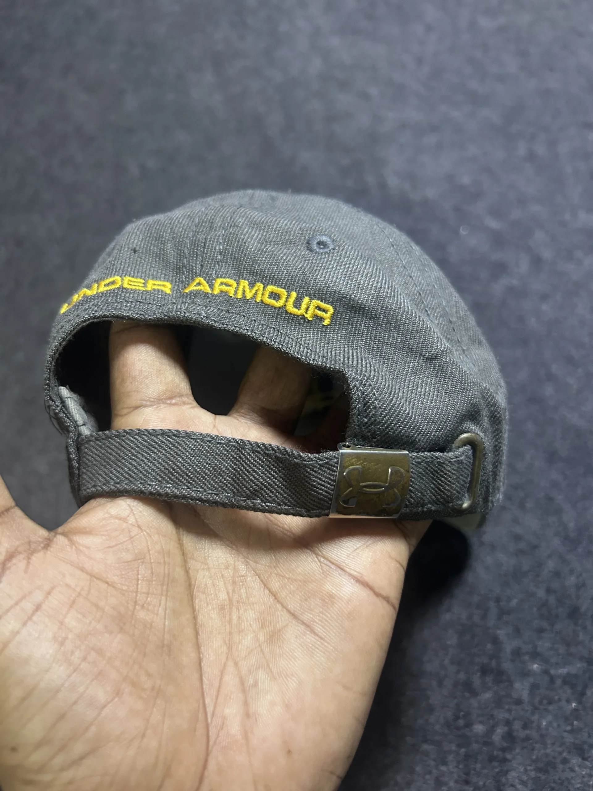 Under Armour Grey simple back view