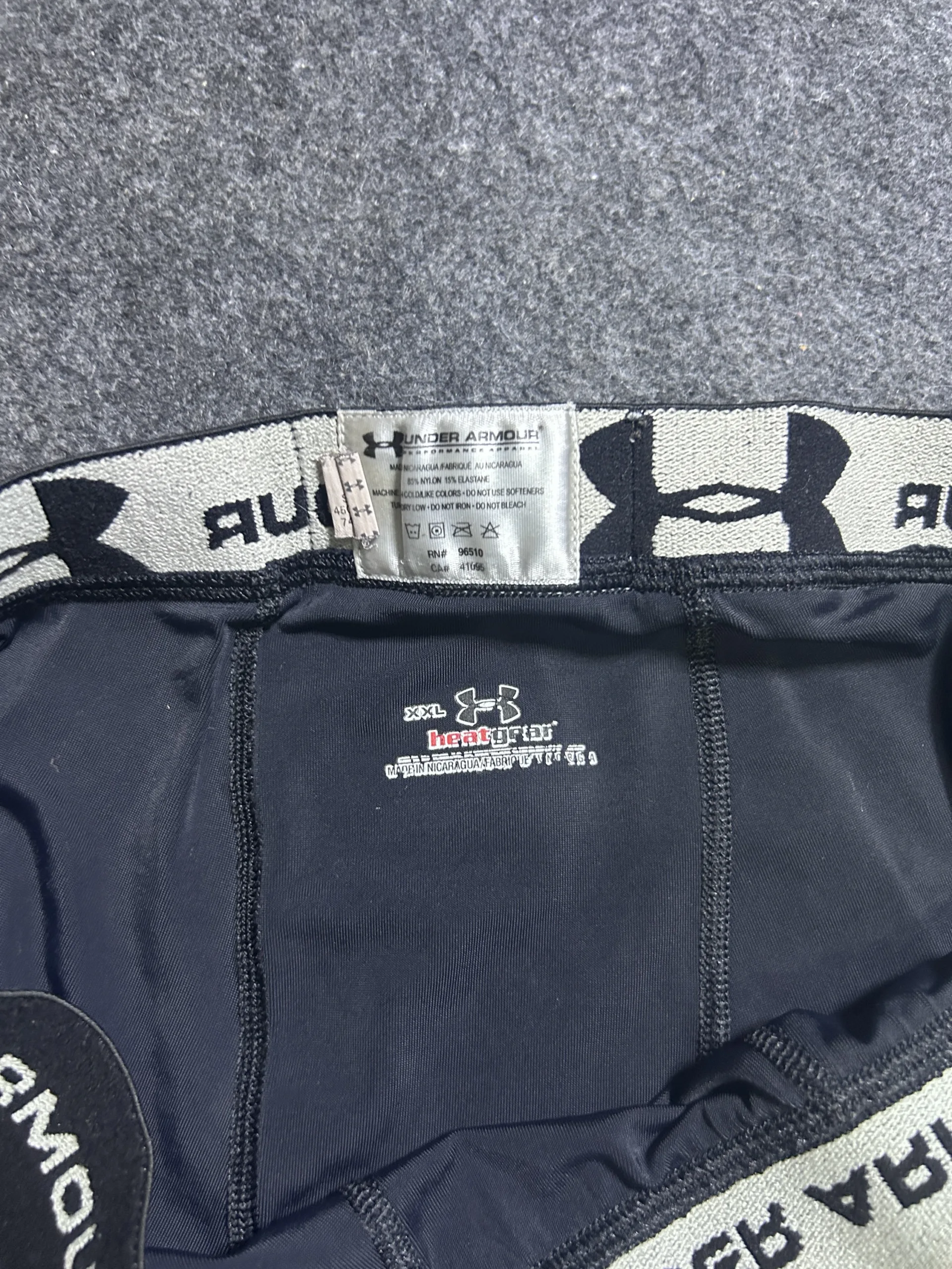 Under Armour Black Training Shorts back view