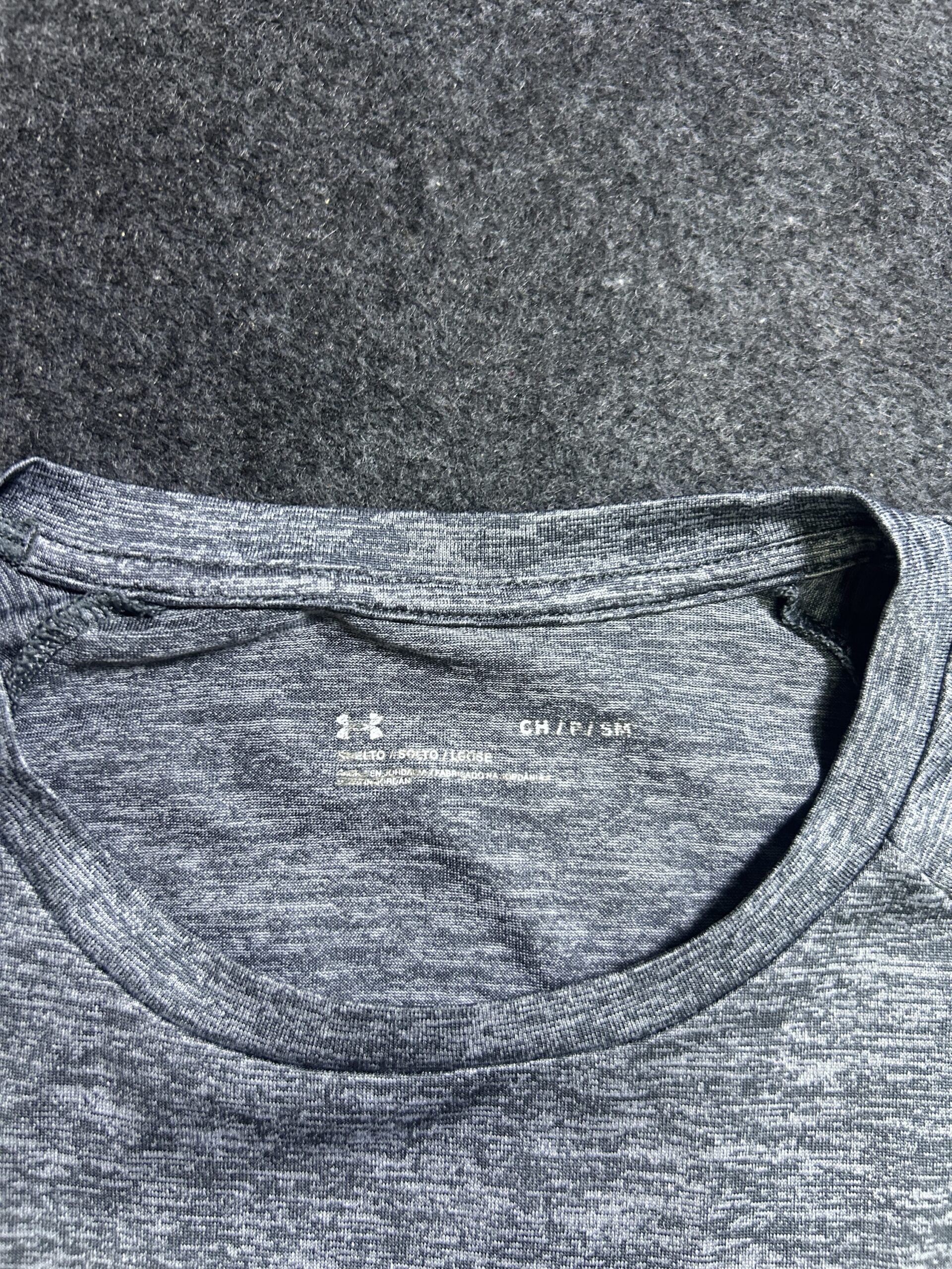 Under Armour Grey simple back view