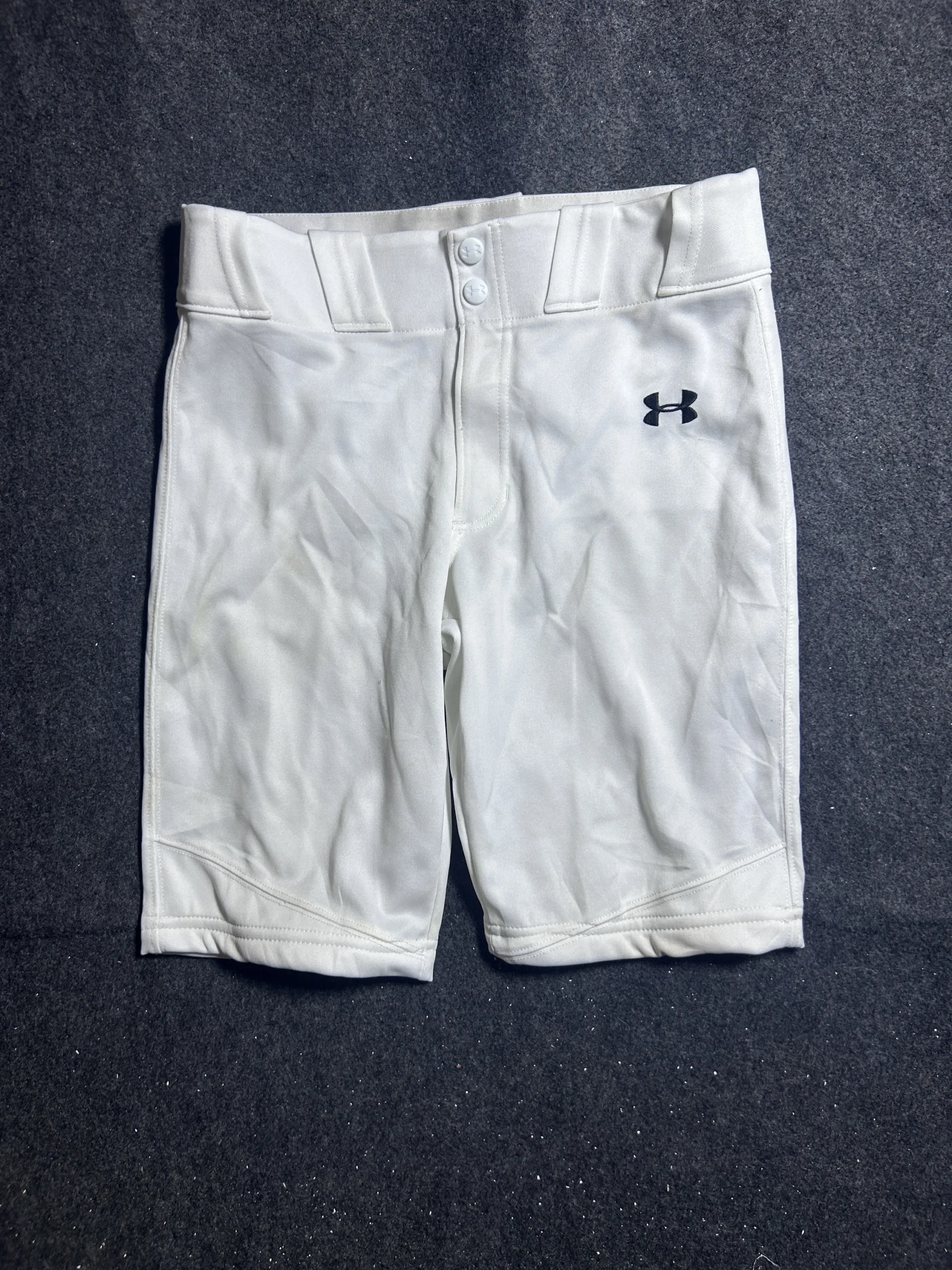 Under Armour White Shorts front view