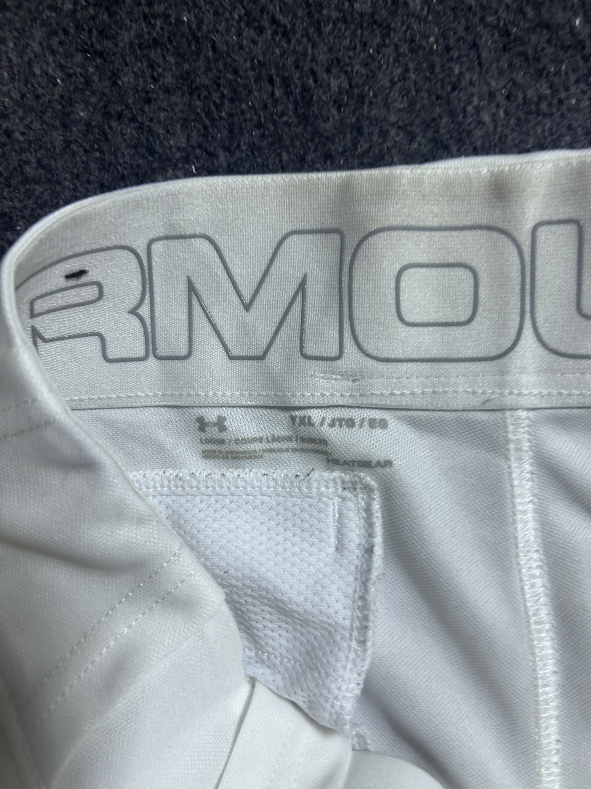 Under Armour White Shorts back view