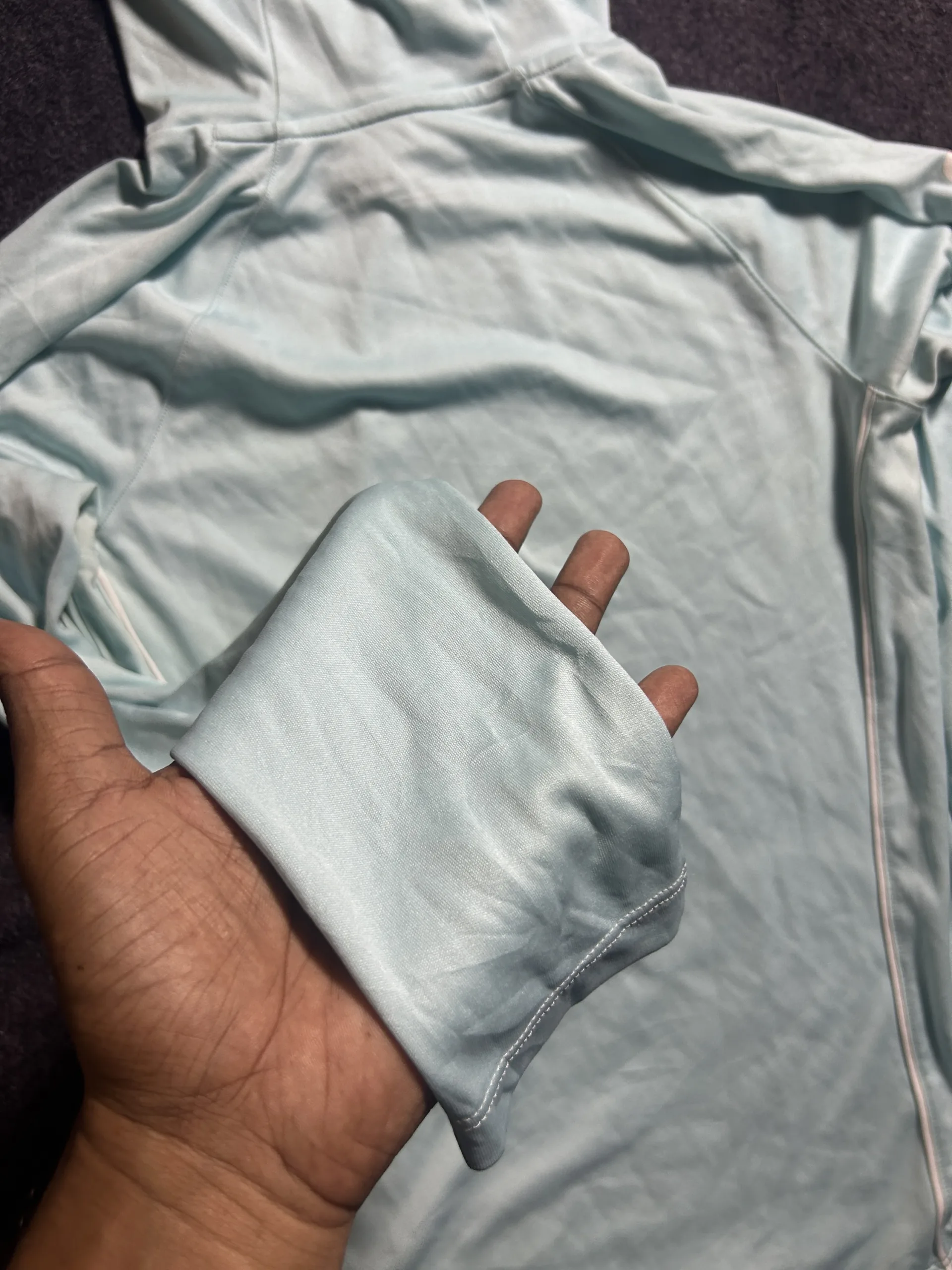 Under Armour Blue Hoodie back view
