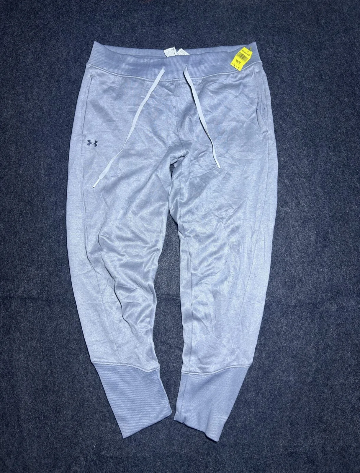 Under Armour Grey Track Pants front view