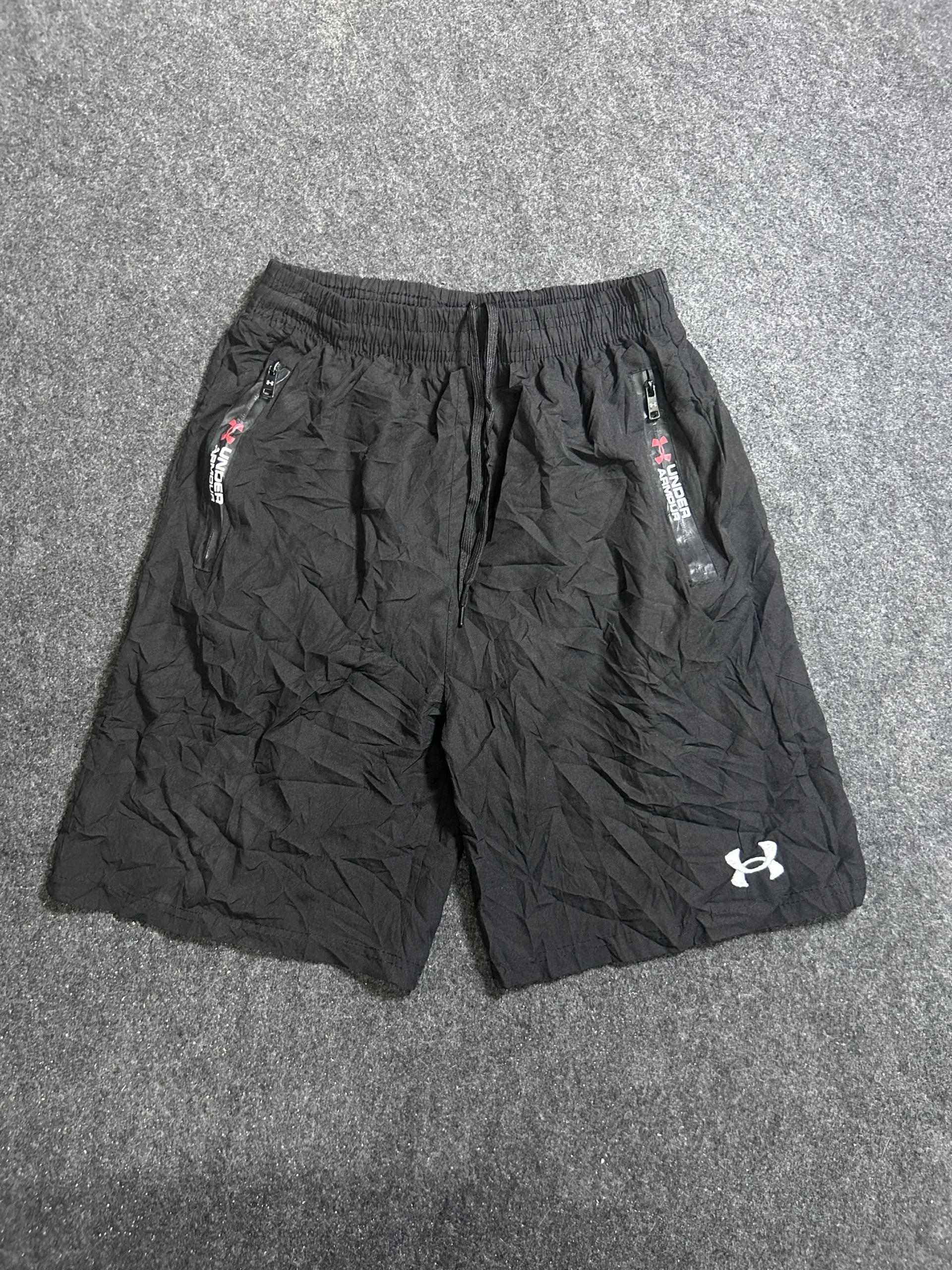 Under Armour Black Training Shorts front view