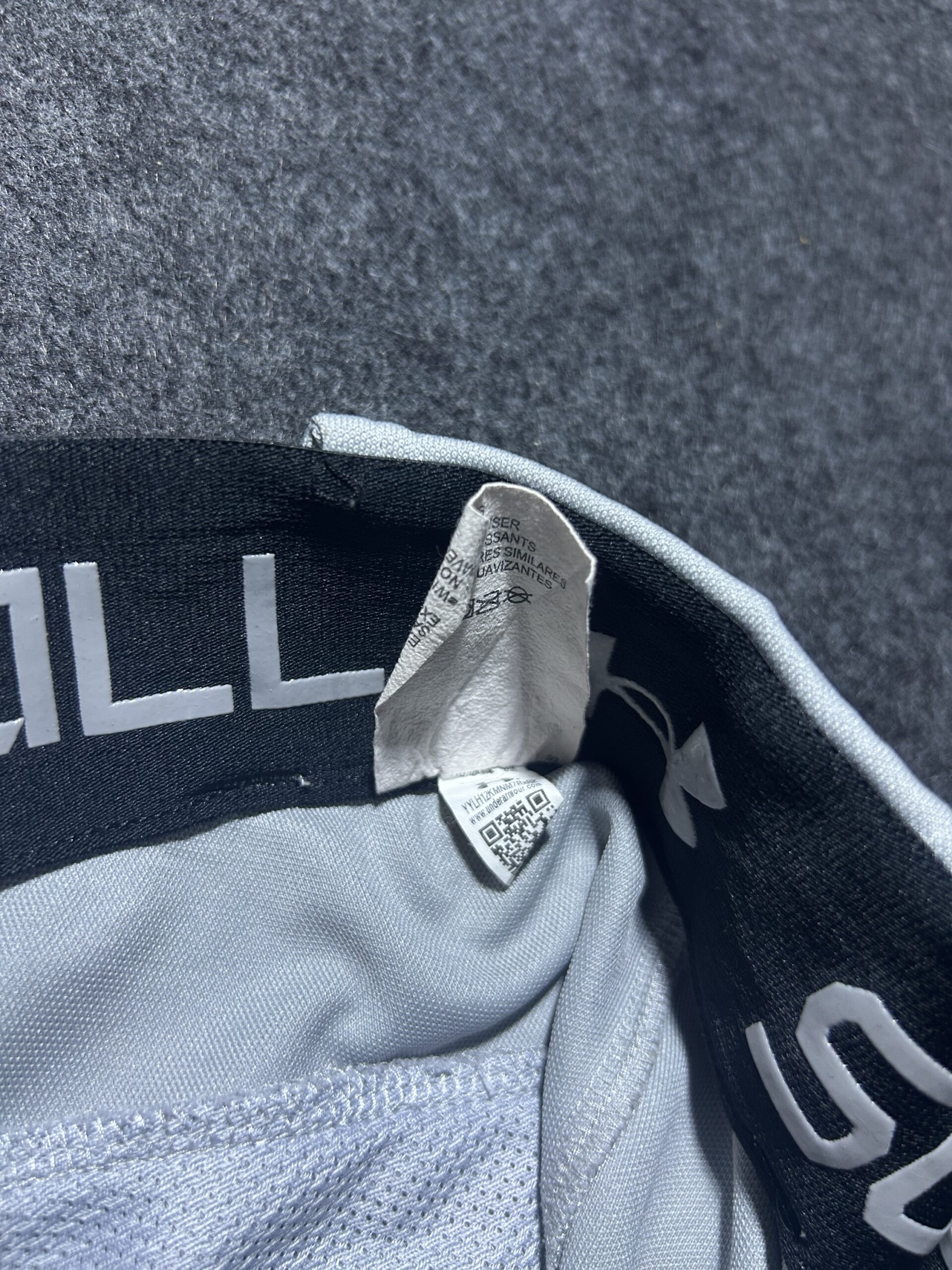 Under Armour Grey Shorts back view