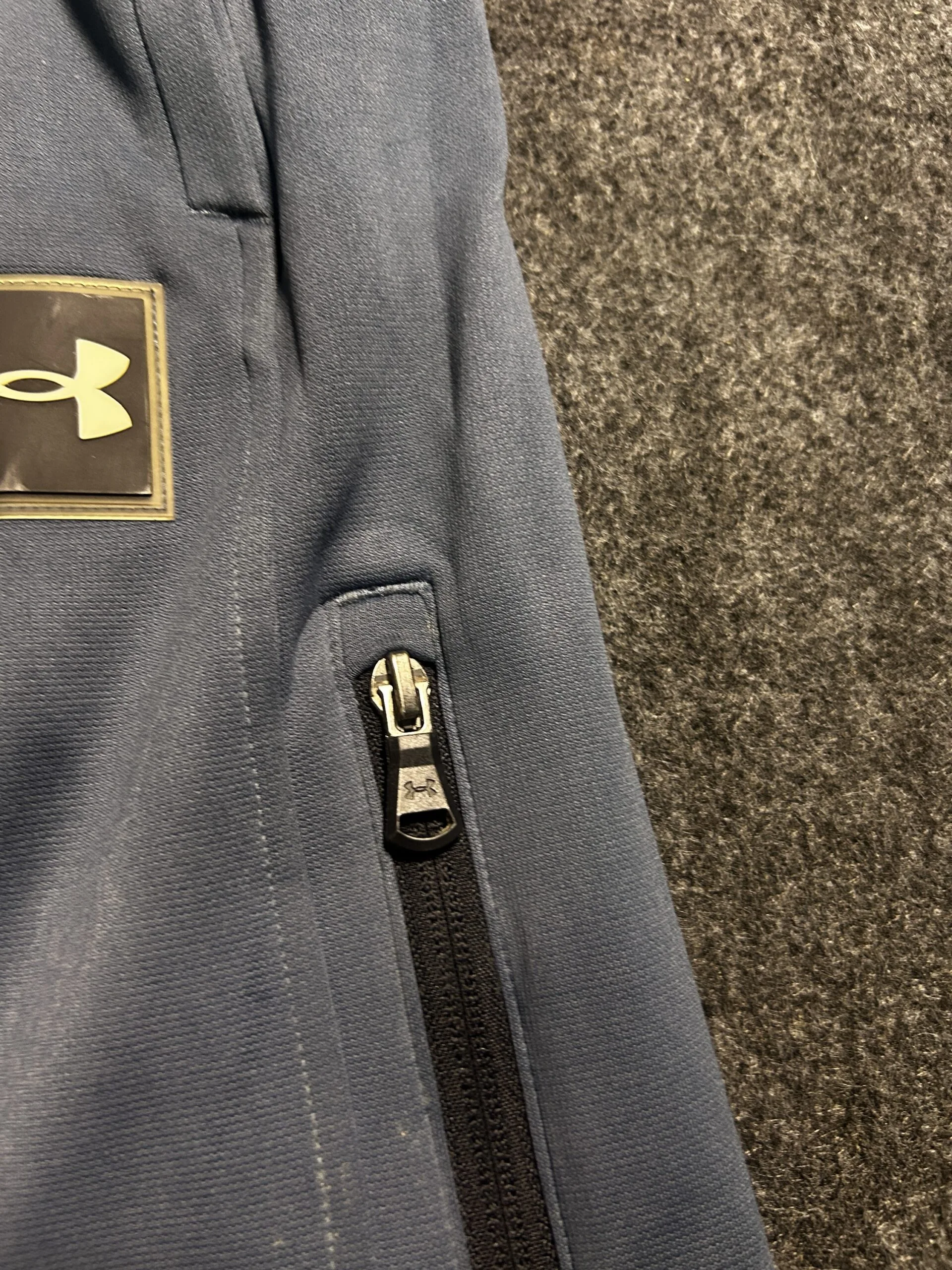 Under Armour Blue Shorts back view