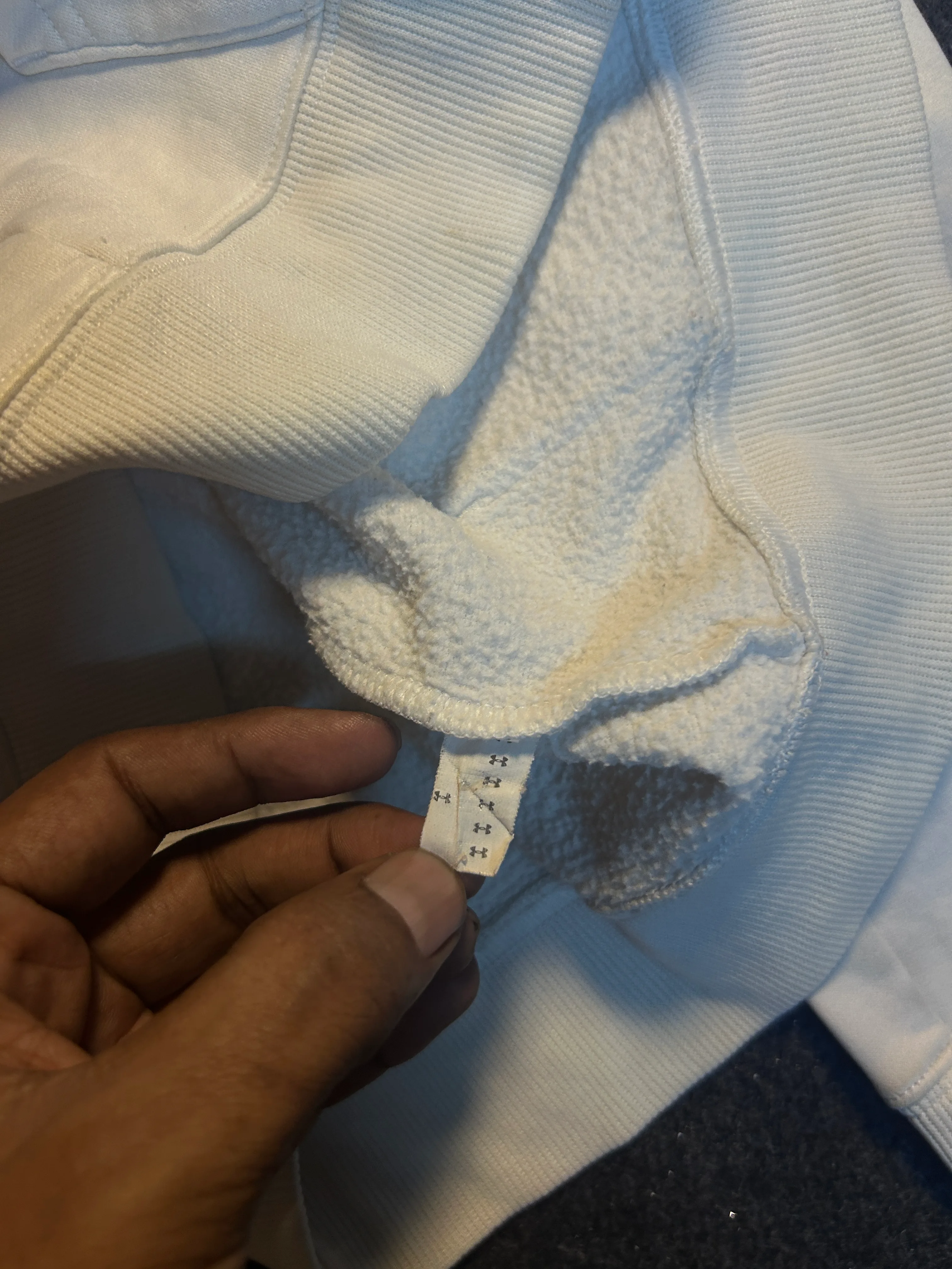 Under Armour White Hoodie alternate view