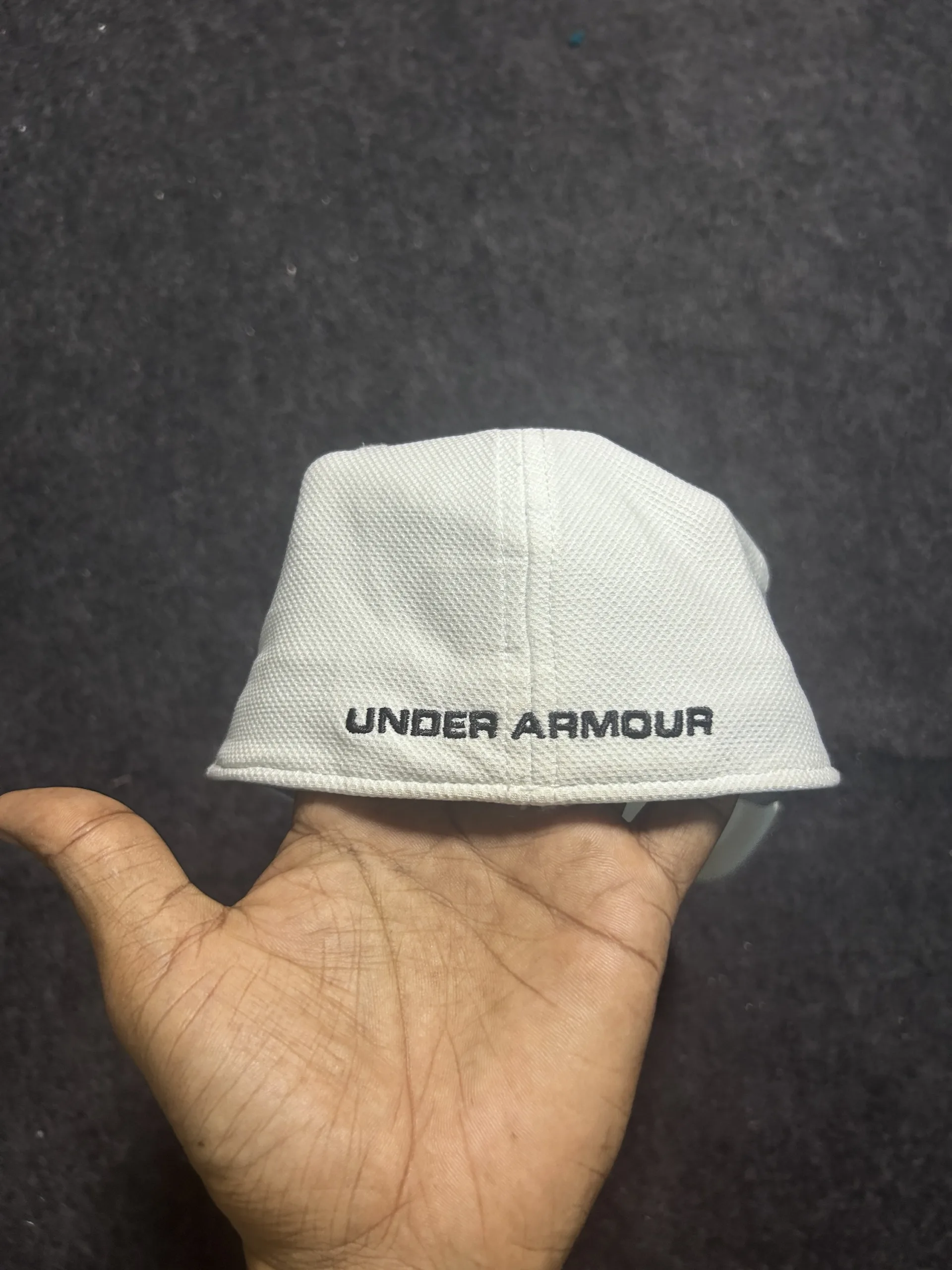 Under Armour White simple back view
