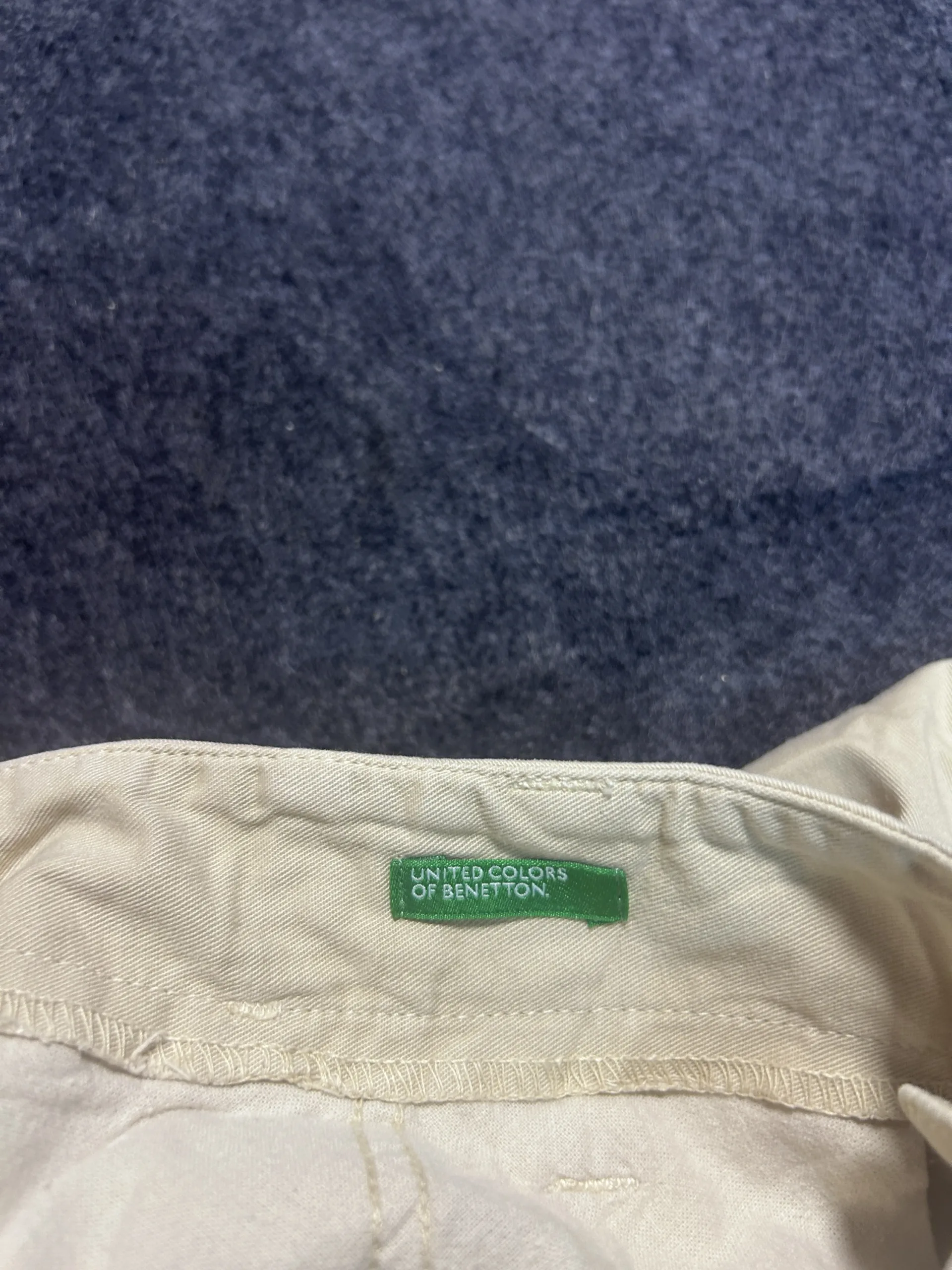 Beige Pants back view