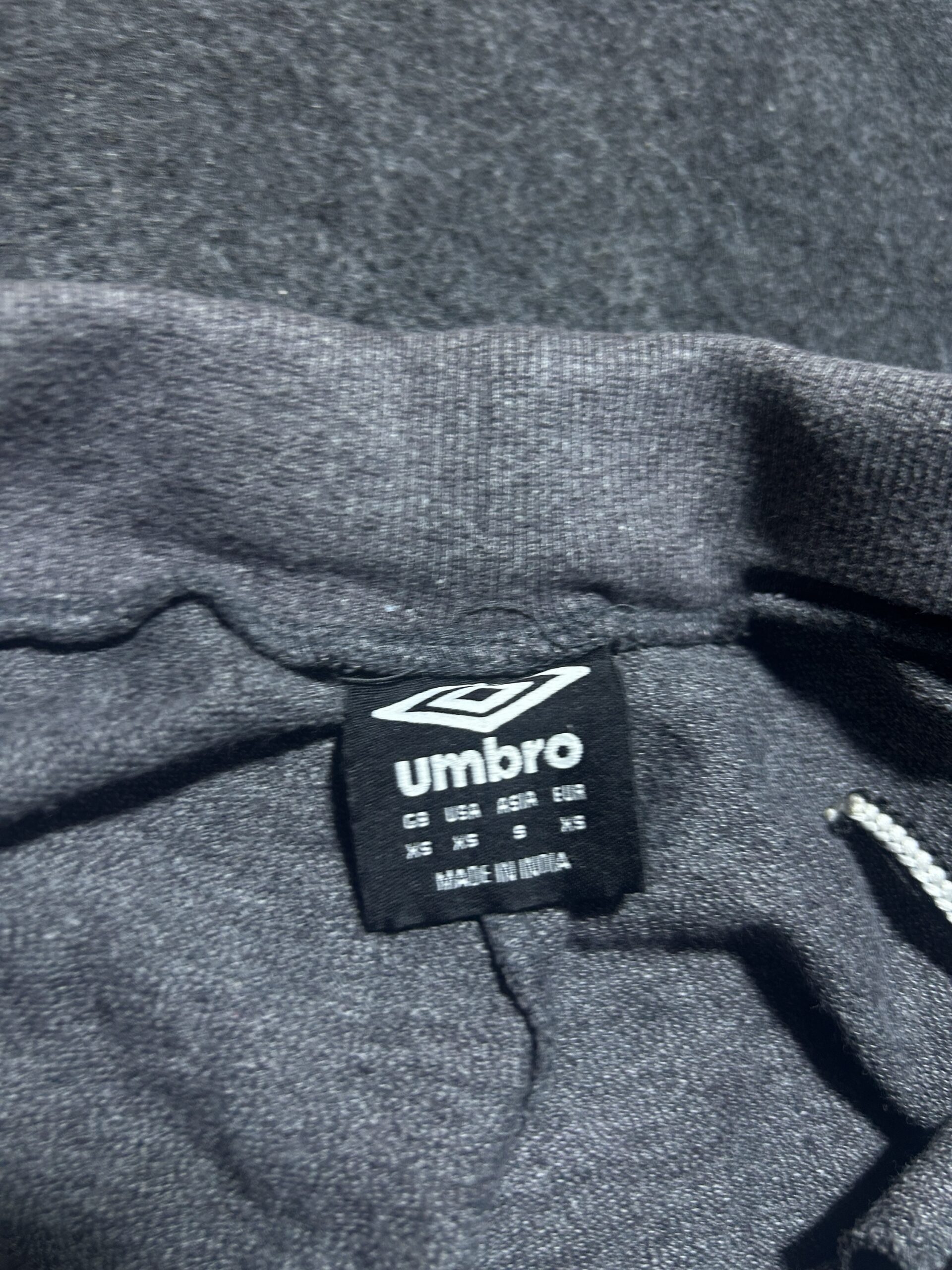 Umbro Grey Track Pants detail view